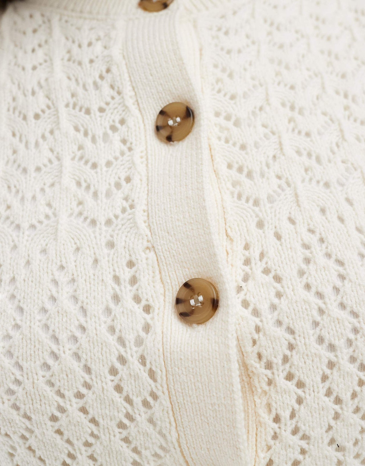 New Look stitch detail button down waistcoat in cream