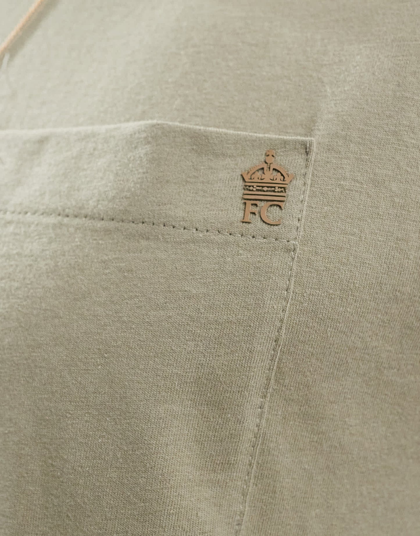 French Connection classic pocket t-shirt in light khaki