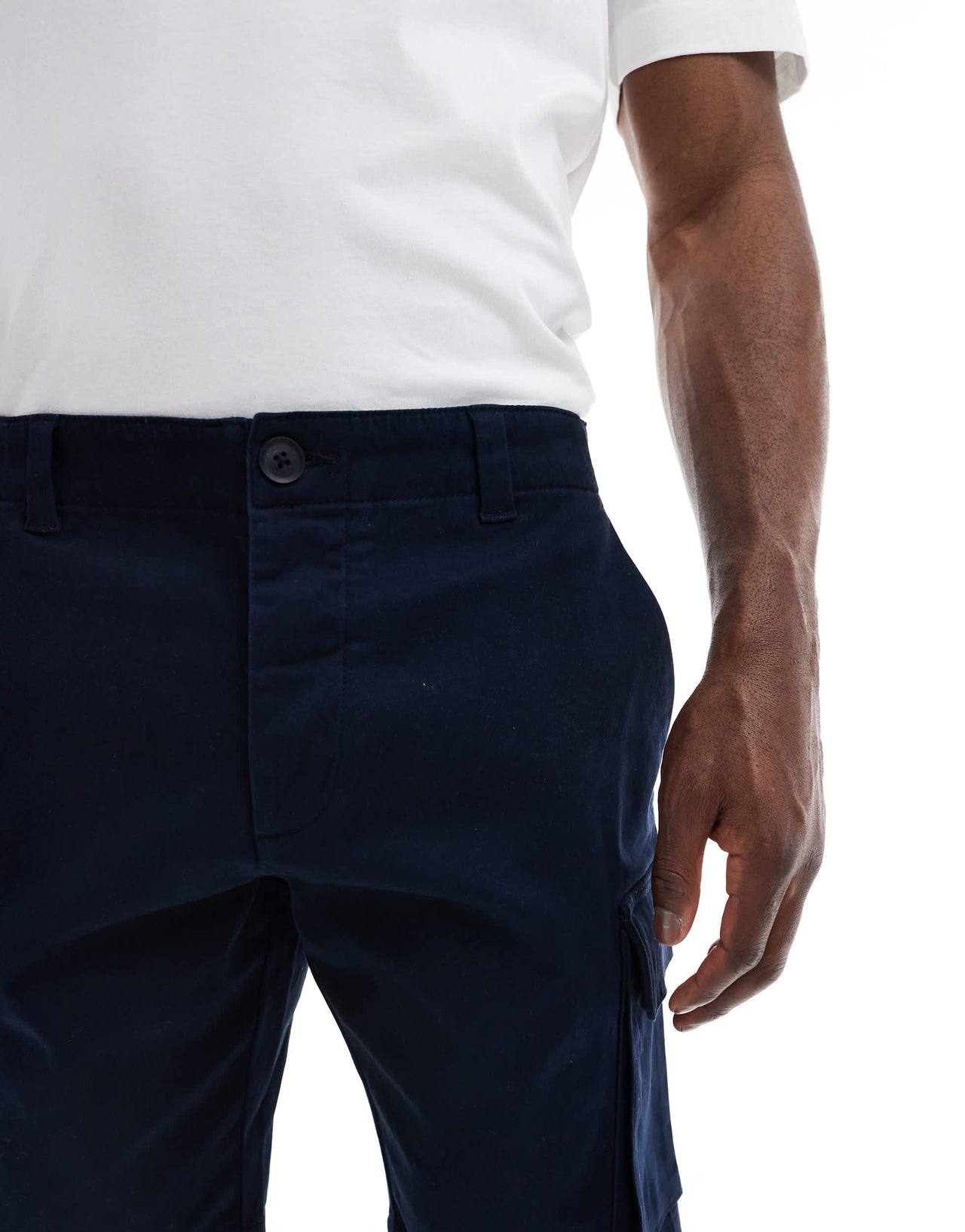 French Connection cargo pocket shorts in navy