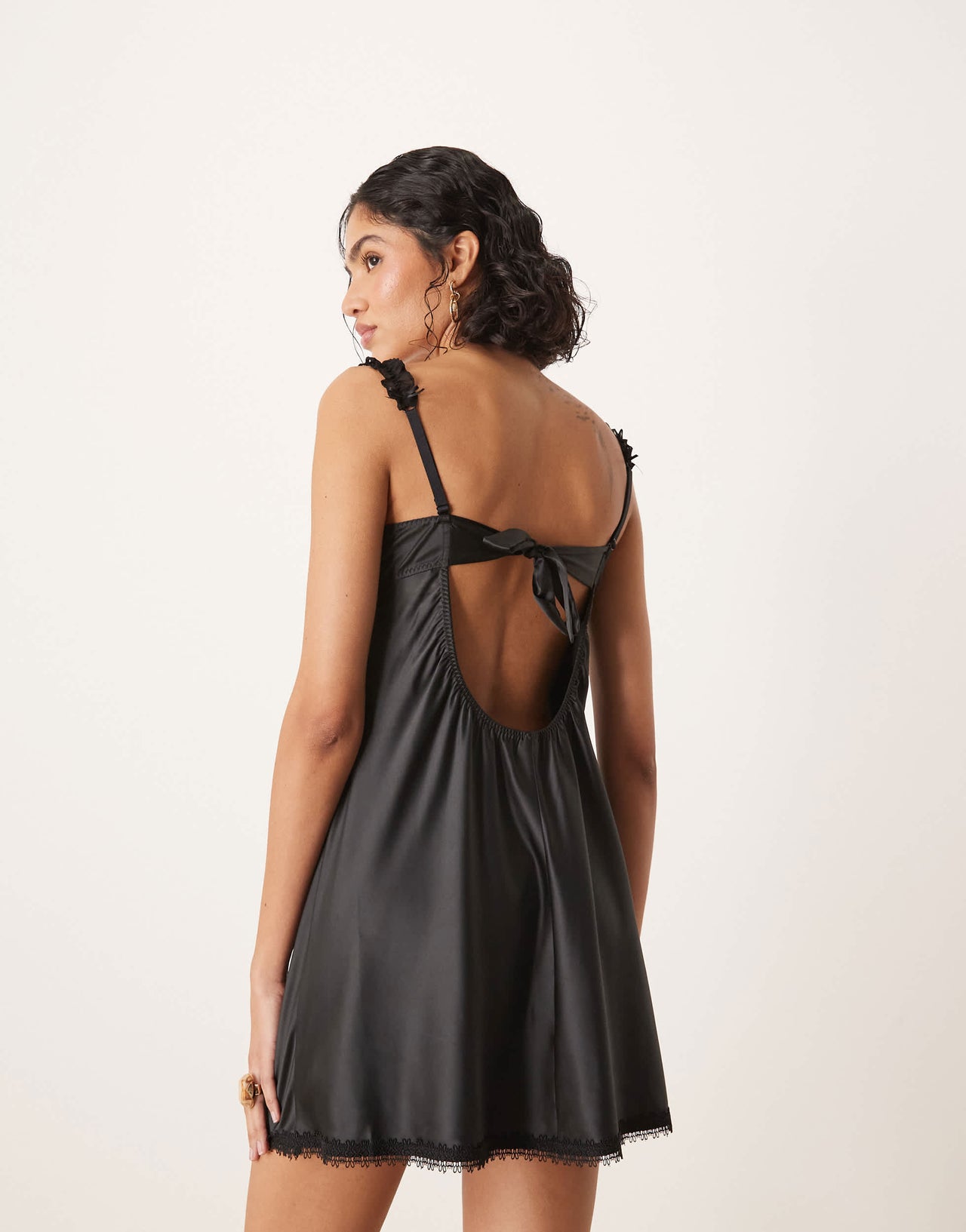 For Love & Lemons Love Garden slip dress in black multi