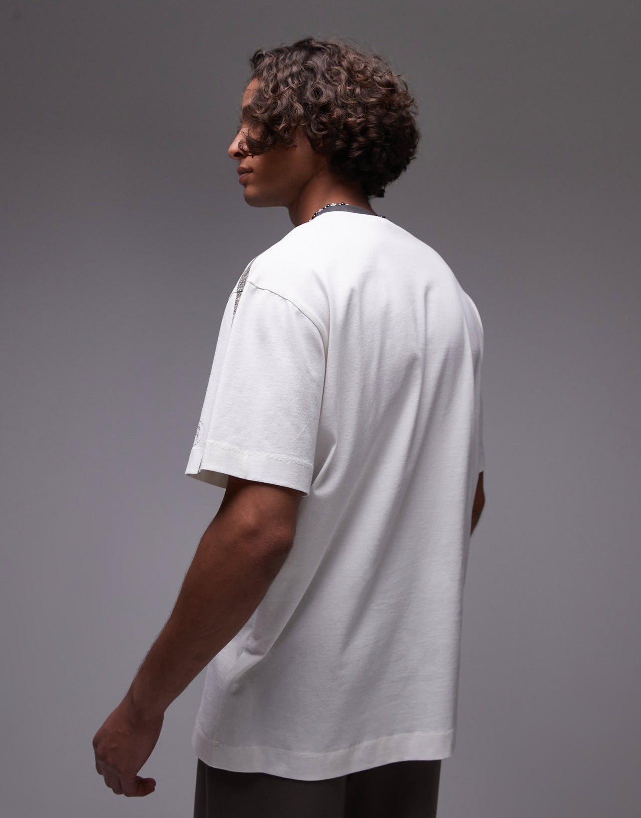 Topman relaxed fit ringer t-shirt with Marseille print in white