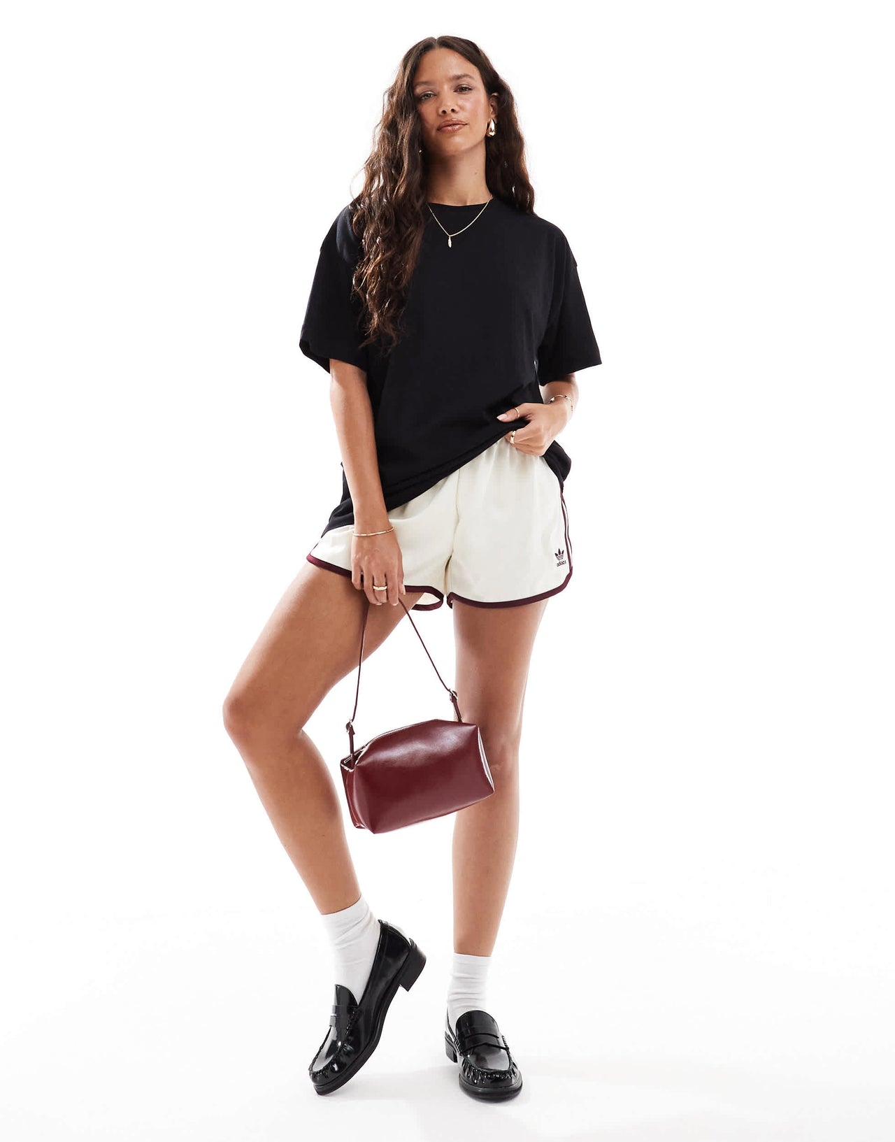 New Look oversized t-shirt in black