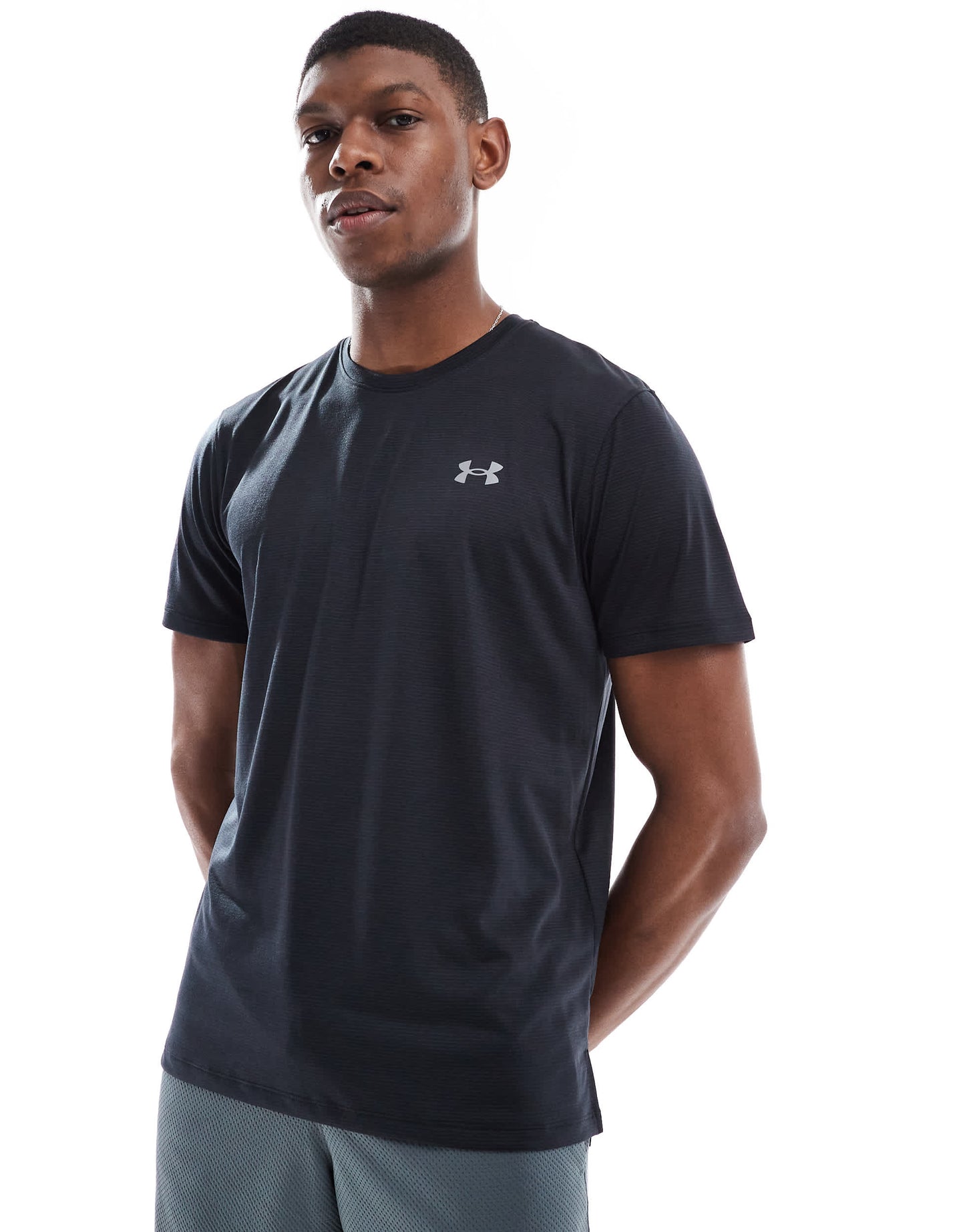 Under Armour Launch t-shirt in black