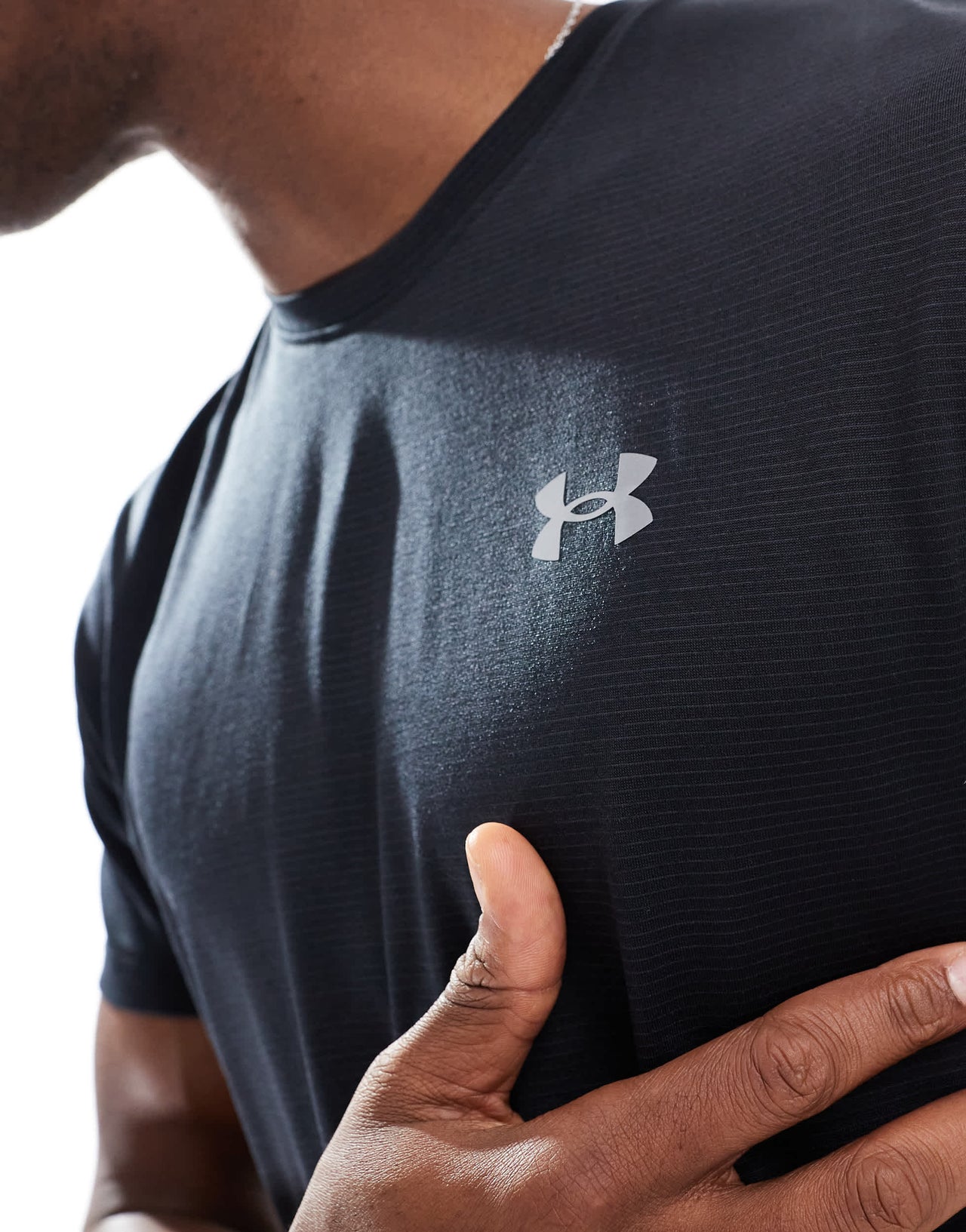 Under Armour Launch t-shirt in black
