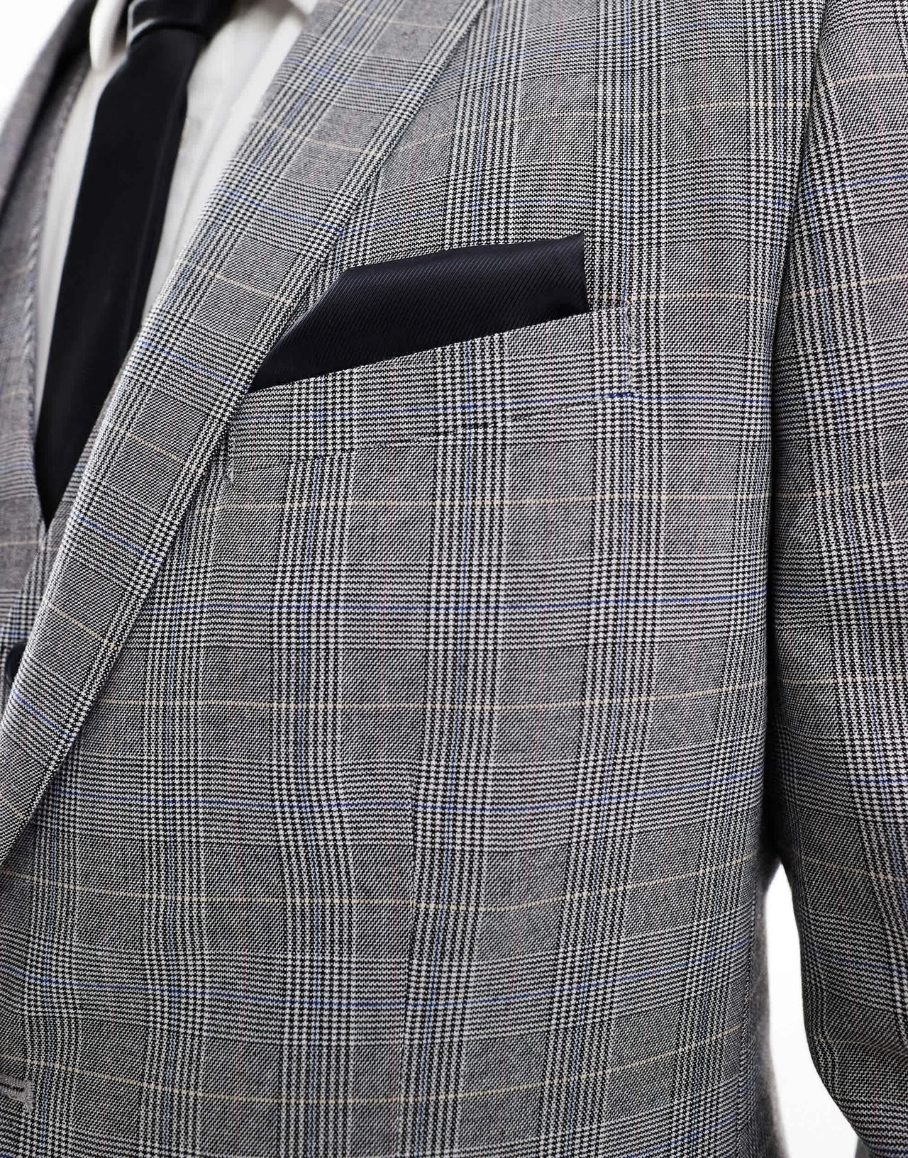 French Connection formal suit jacket co-ord in grey check