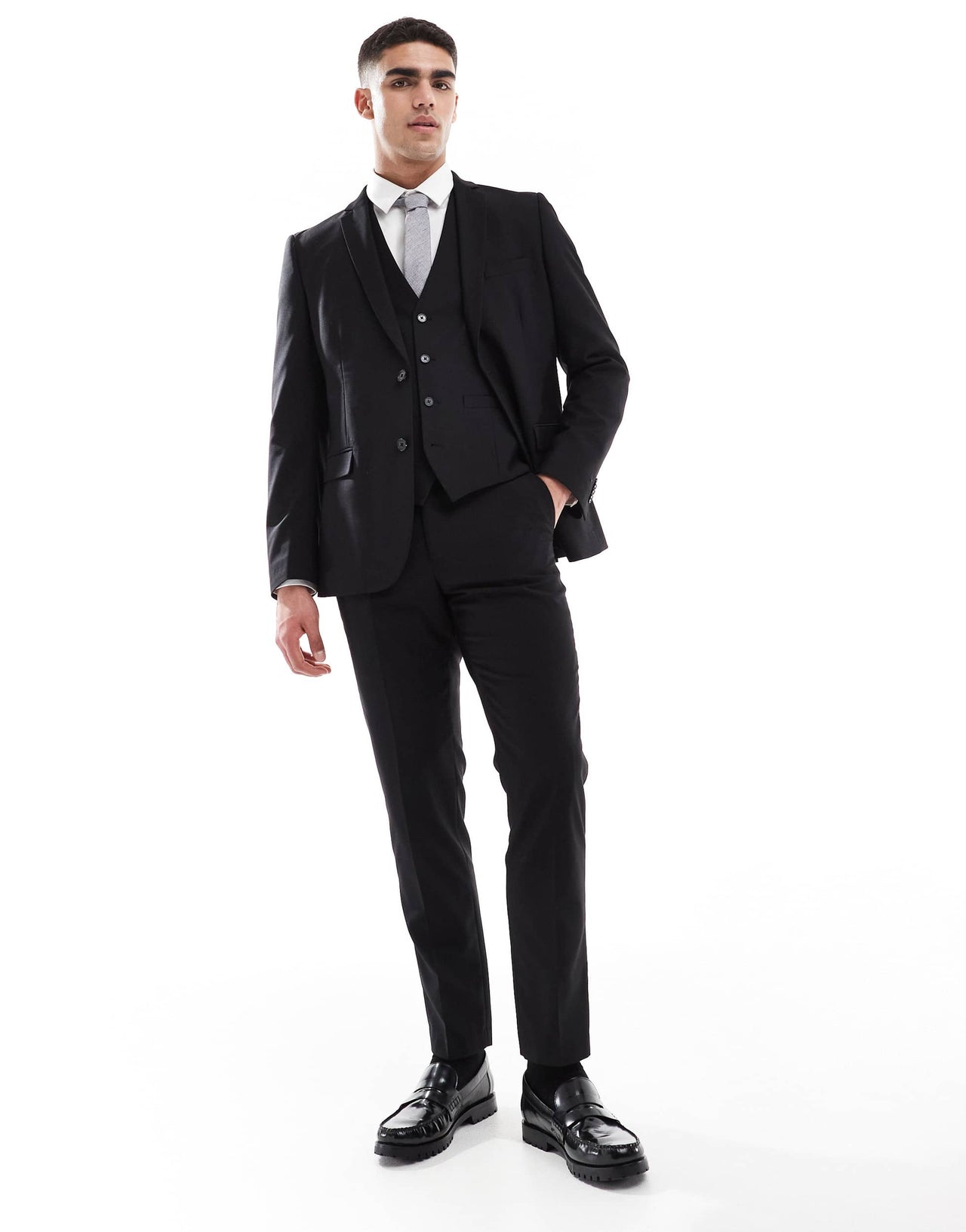 French Connection formal suit jacket co-ord in black