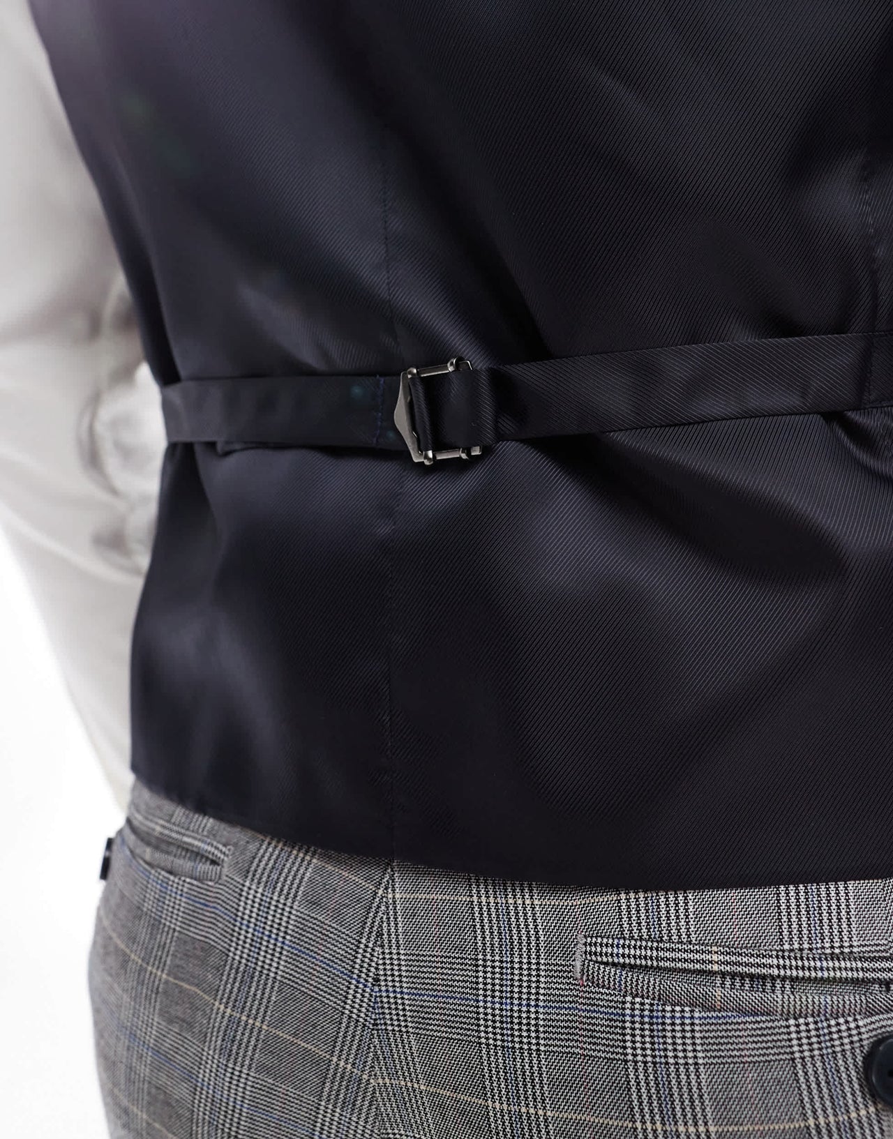 French Connection formal suit waistcoat co-ord in grey check