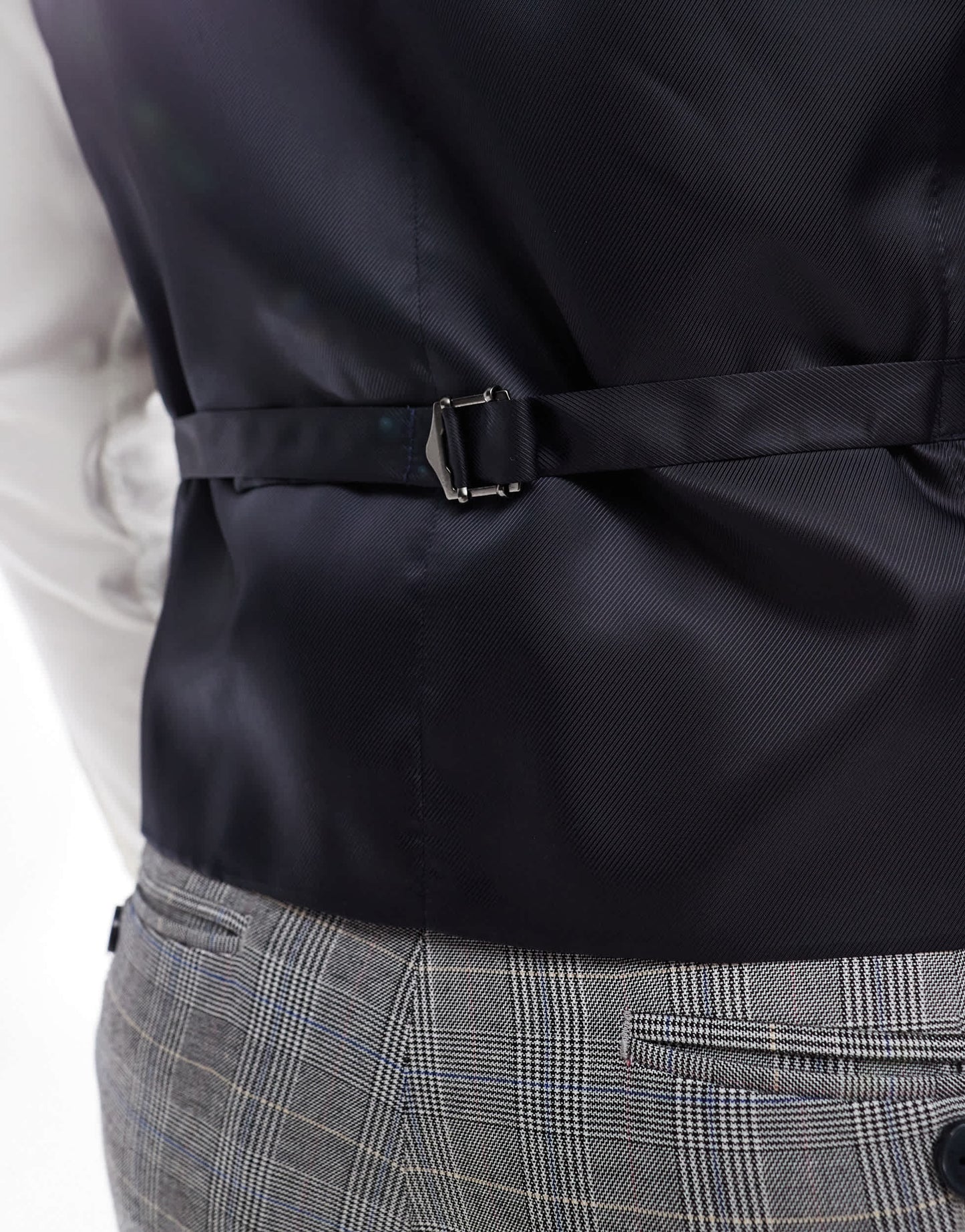 French Connection formal suit waistcoat co-ord in grey check