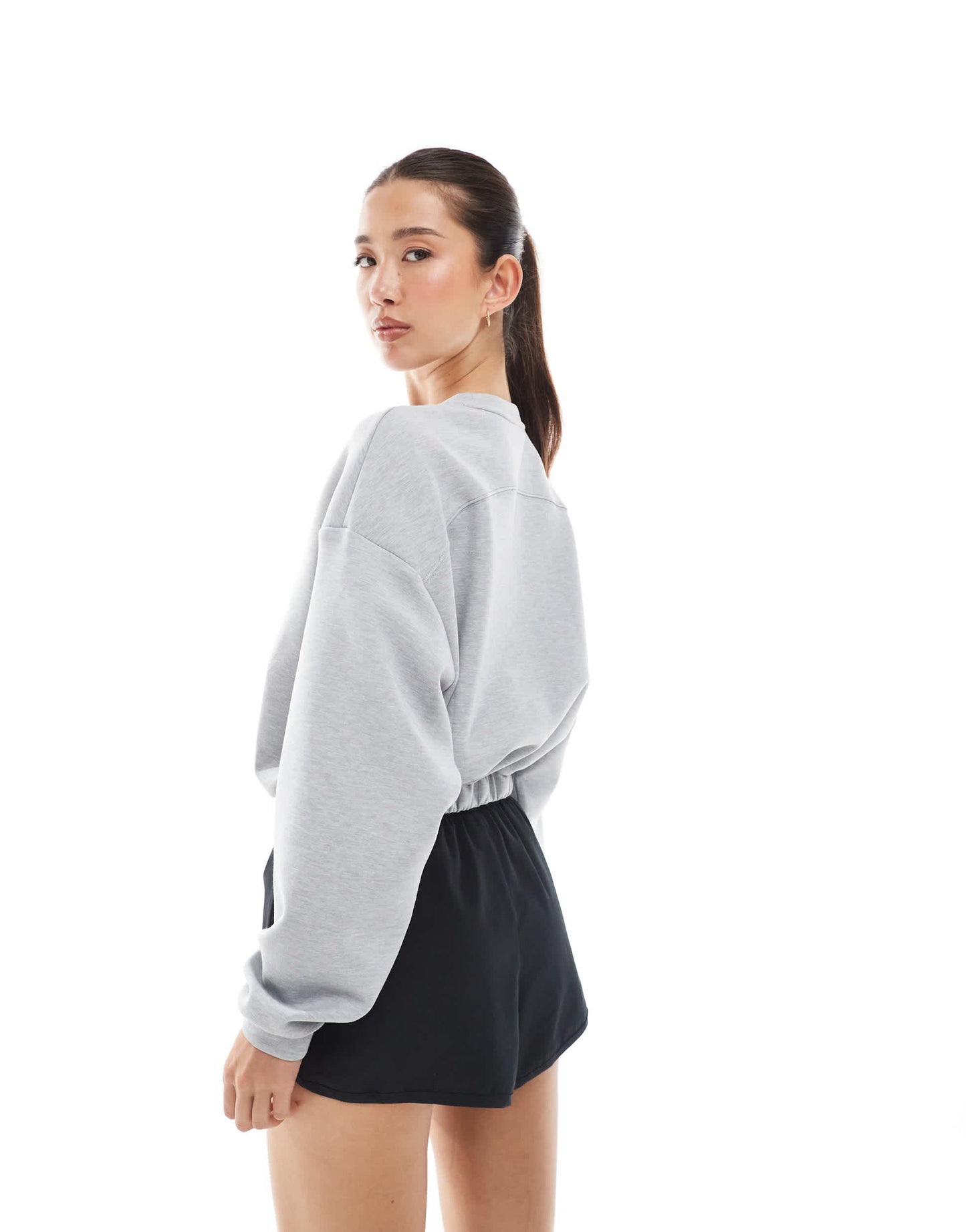Puma Cloudspun training sweatshirt in grey