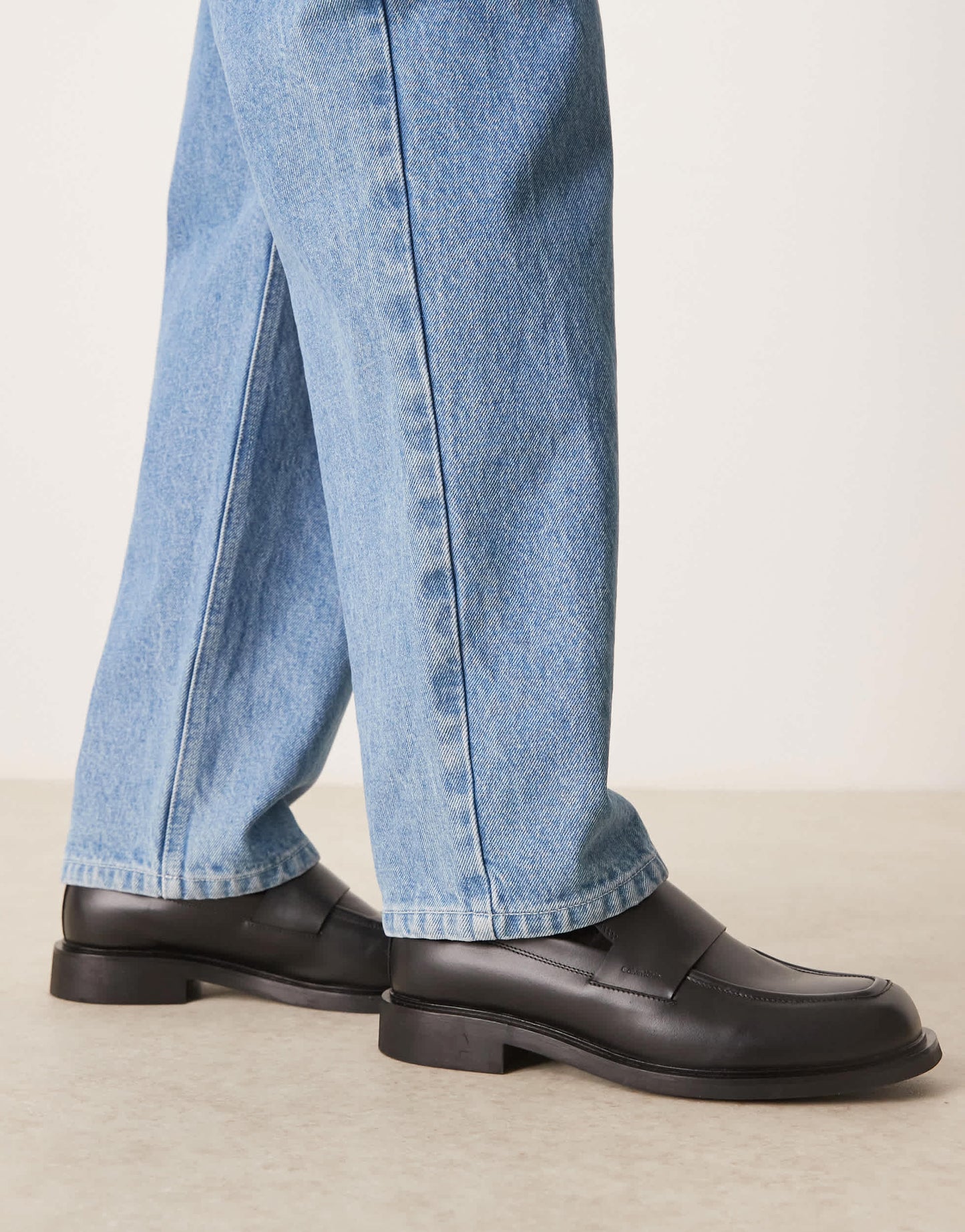 Calvin Klein smart loafers in black