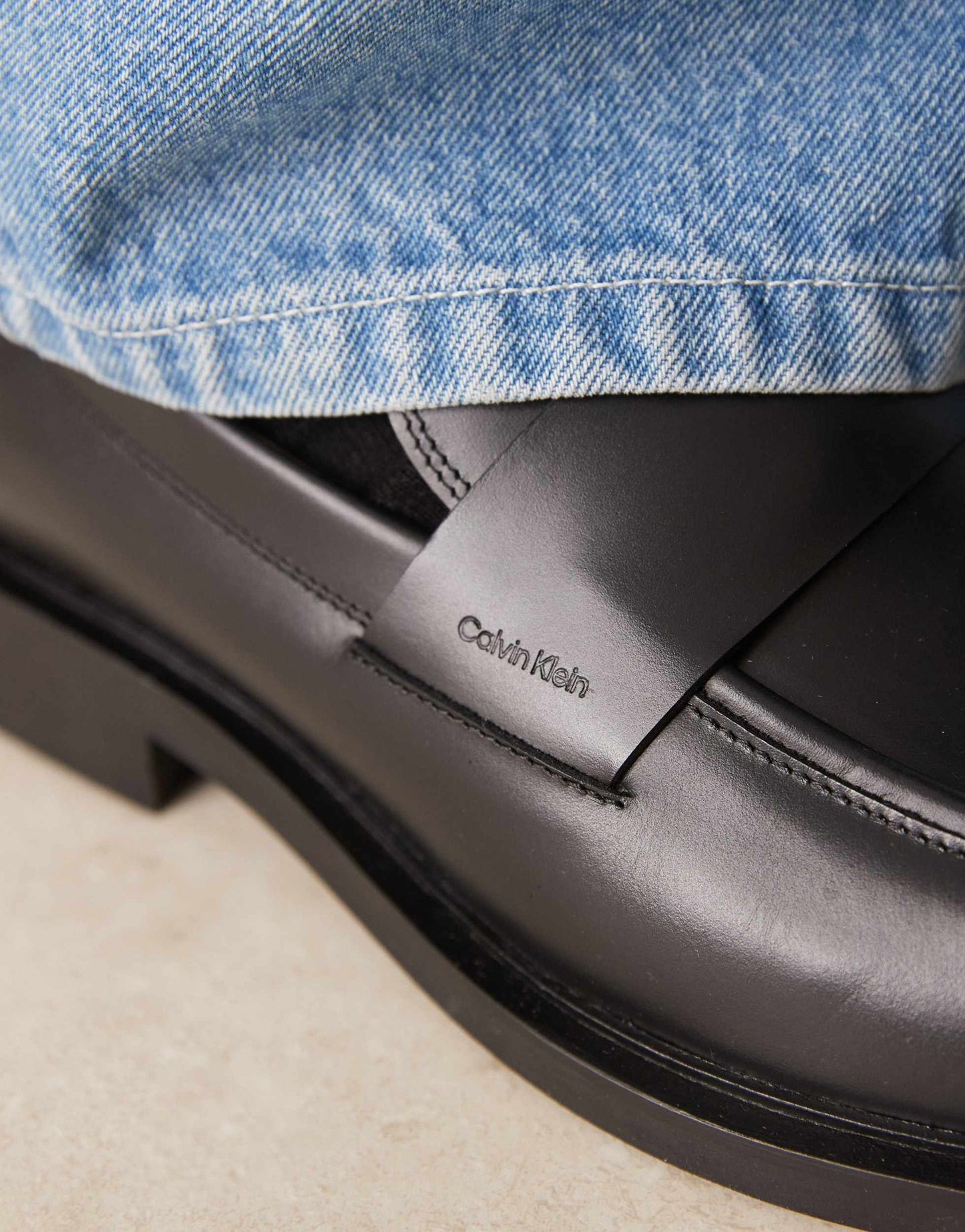 Calvin Klein smart loafers in black