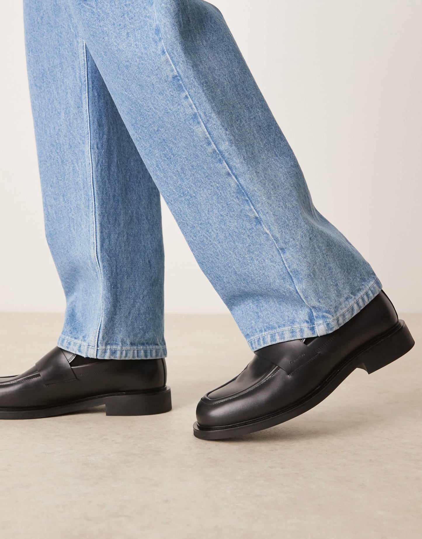 Calvin Klein smart loafers in black