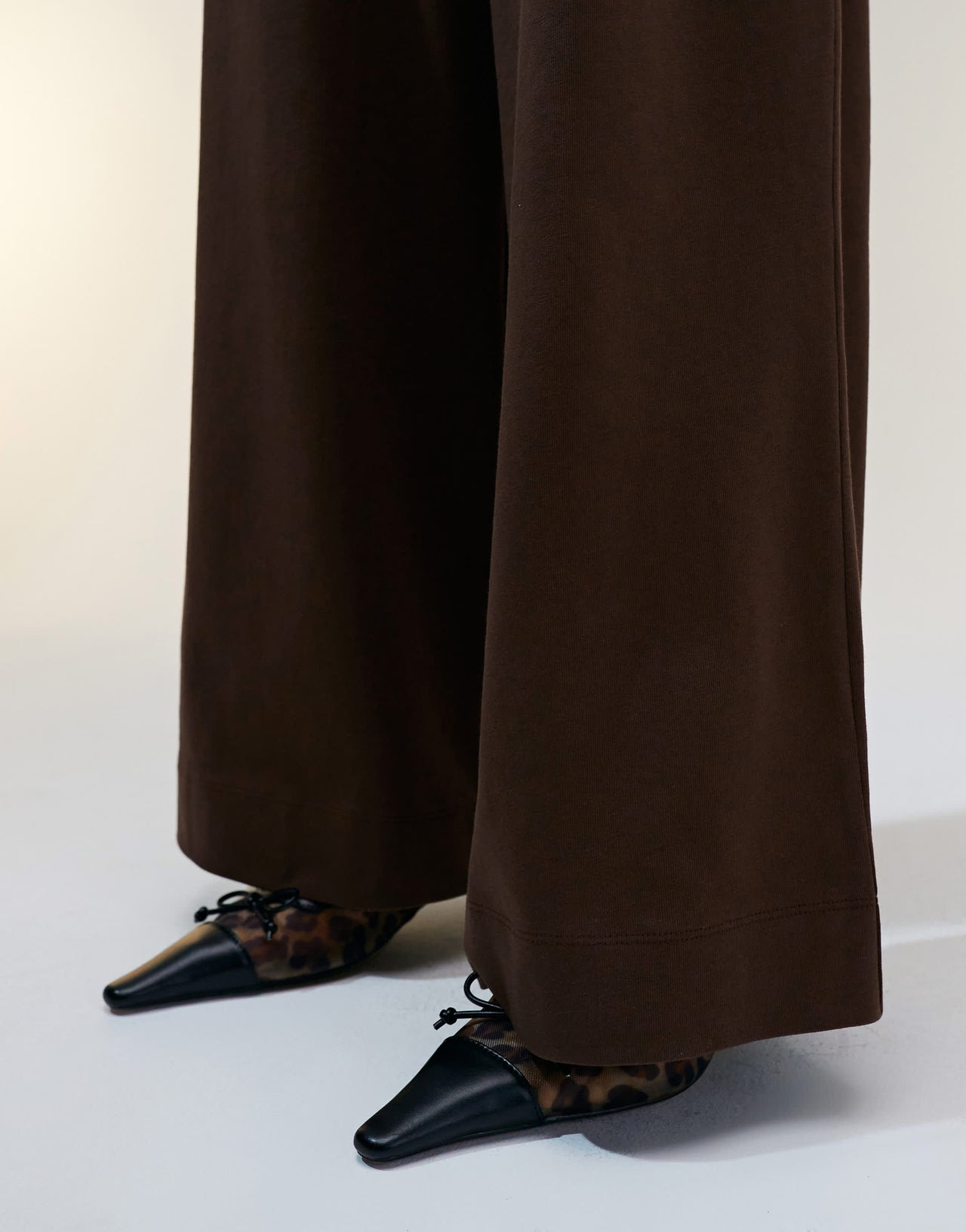 ASOS DESIGN pleat front wide leg heavyweight trouser co-ord in chocolate
