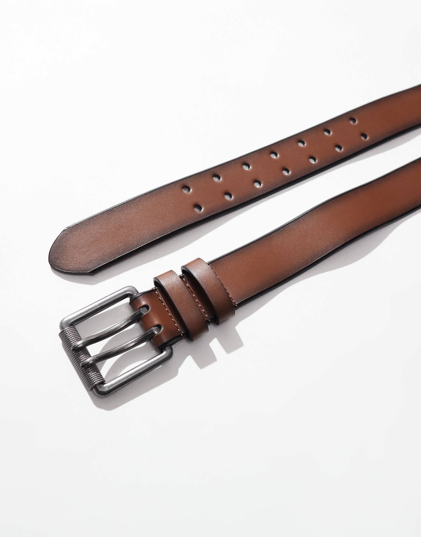 Pull&Bear reversible belt in black and brown