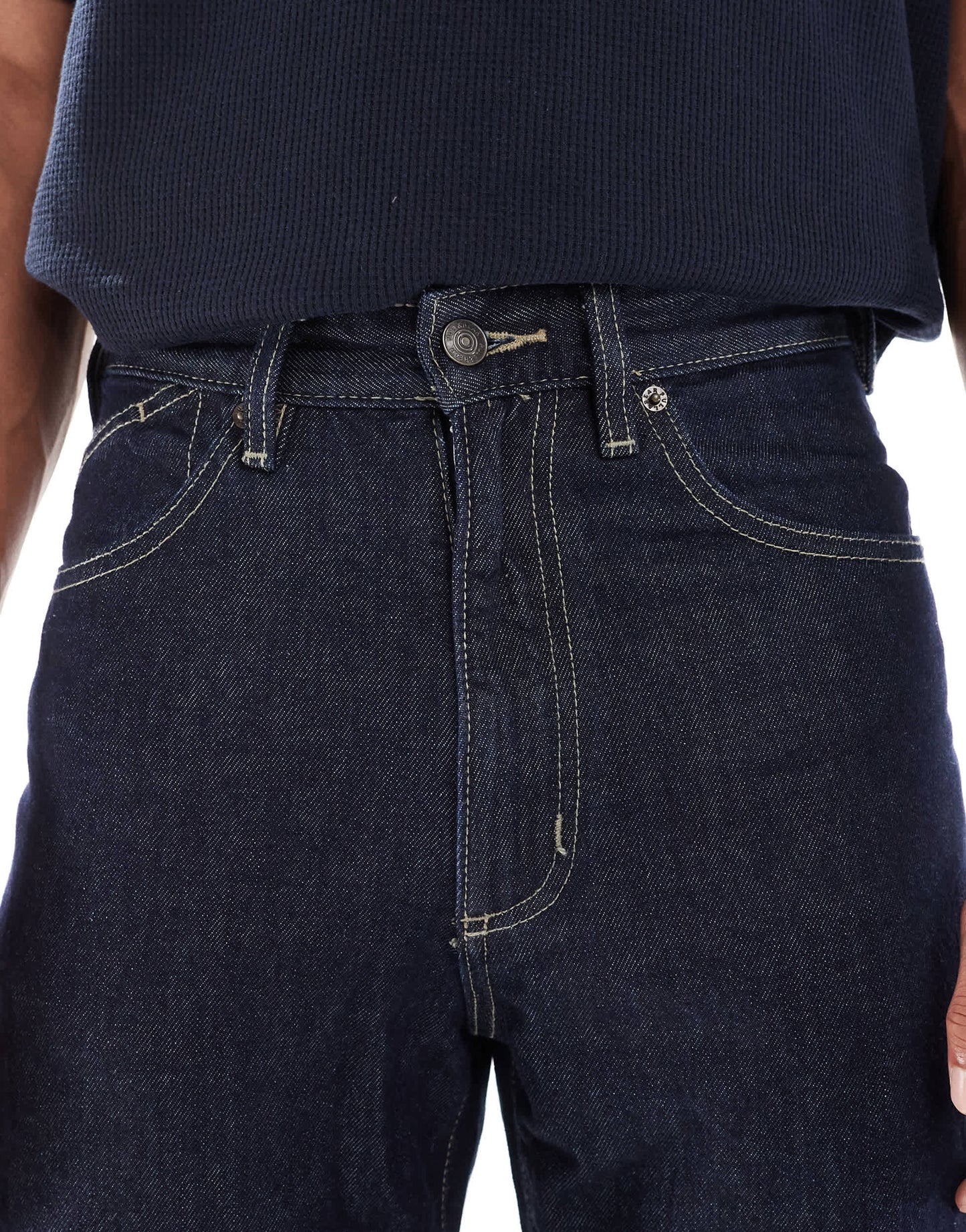 Pull&Bear loose jeans in indigo blue