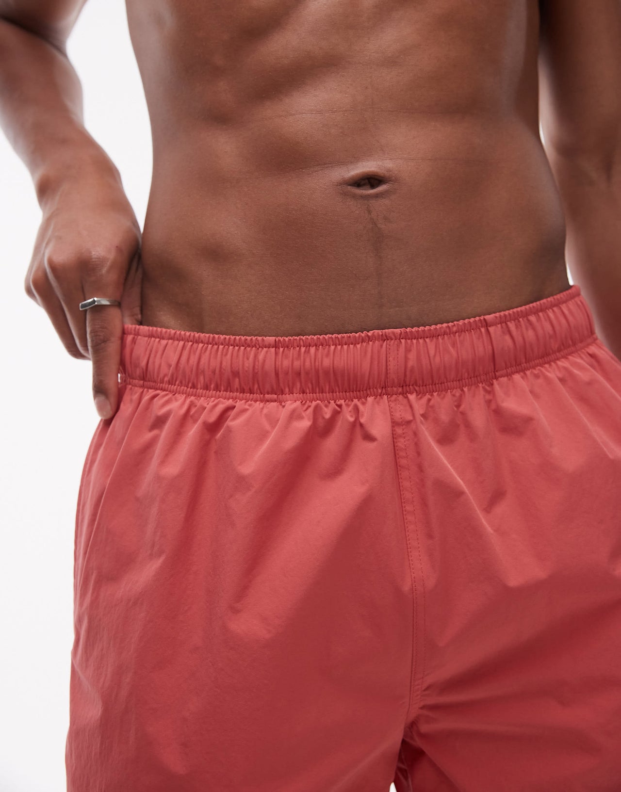 ARKET swim short in solmon red