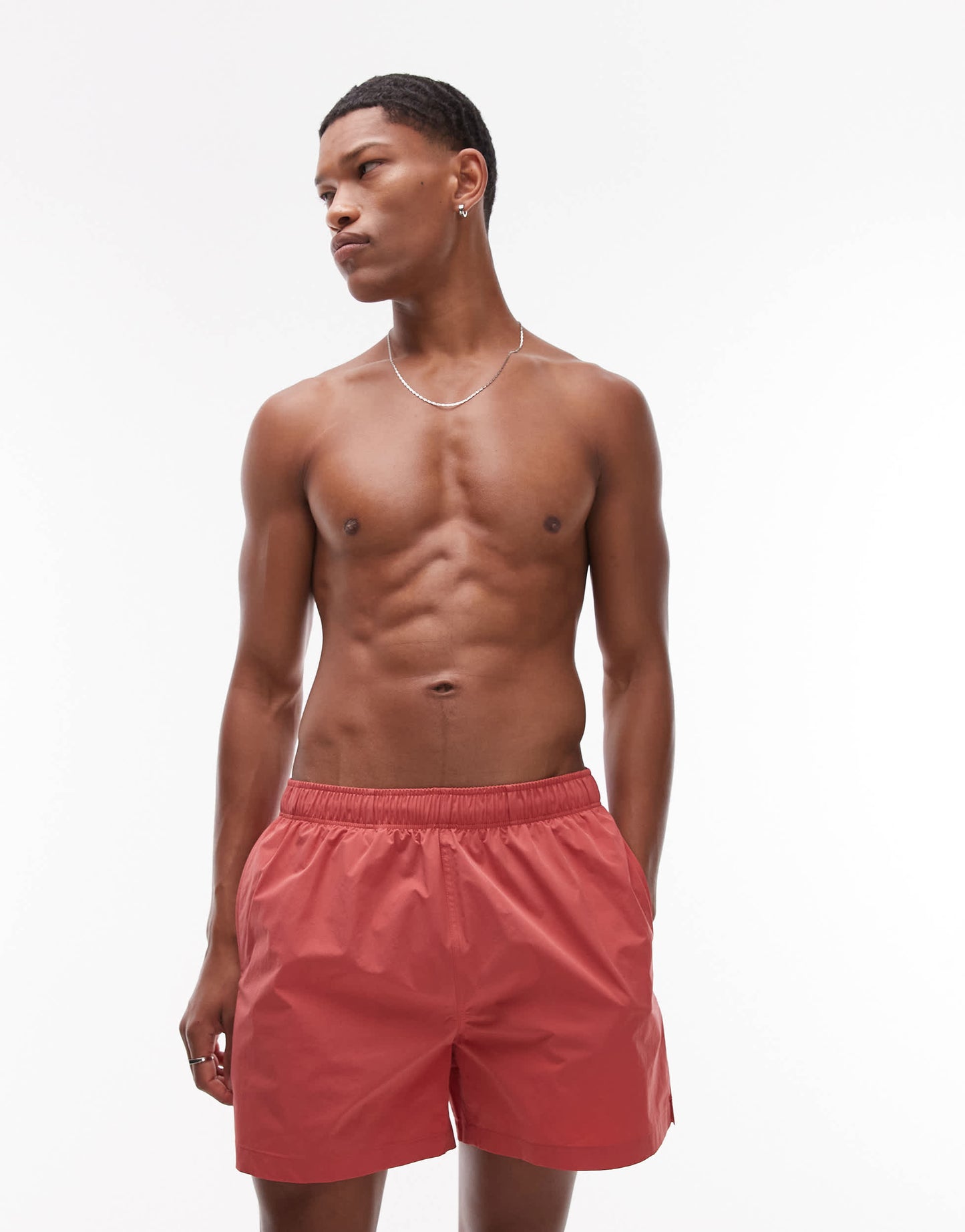 ARKET swim short in solmon red