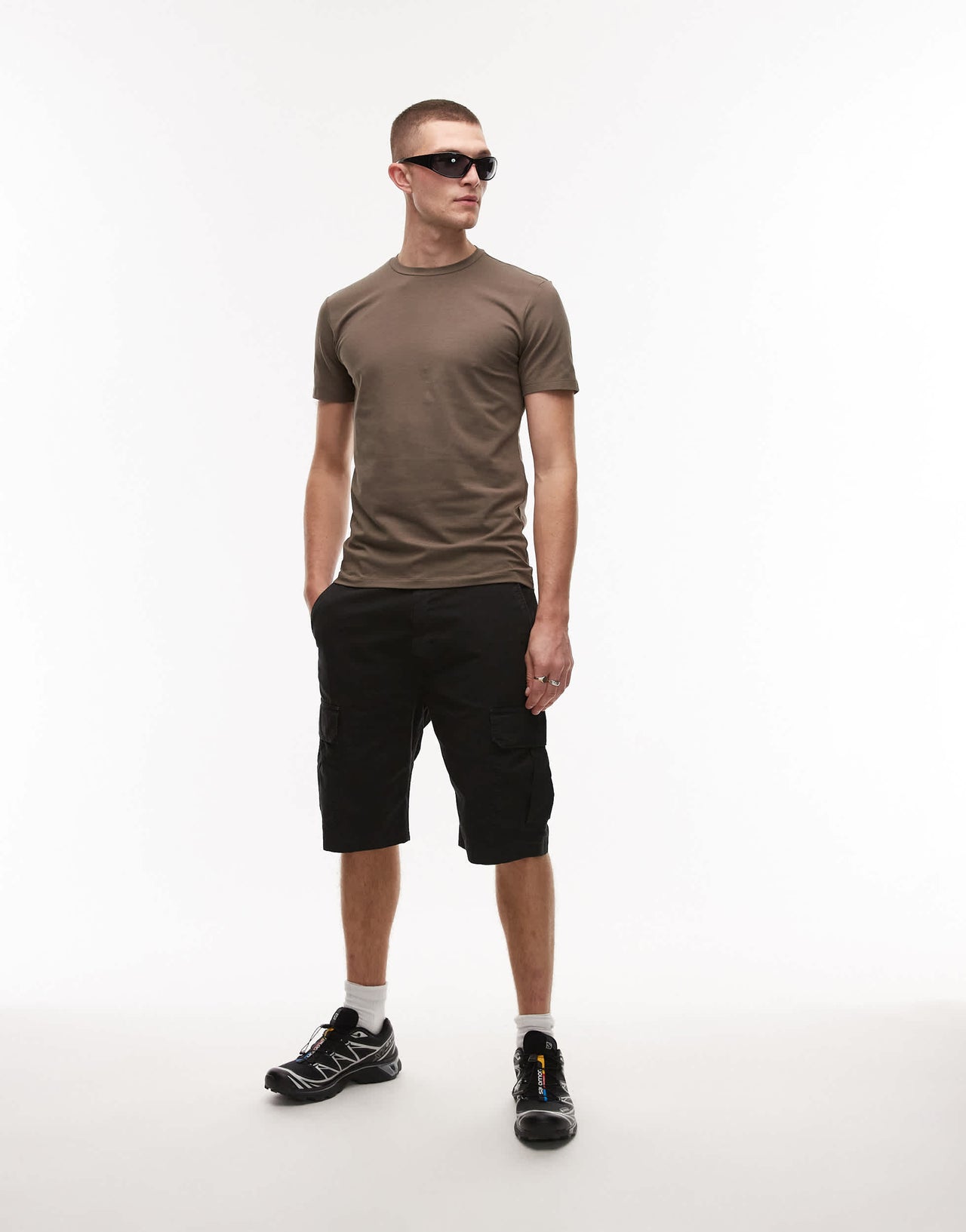 Tommy Jeans Otis cargo shorts in black