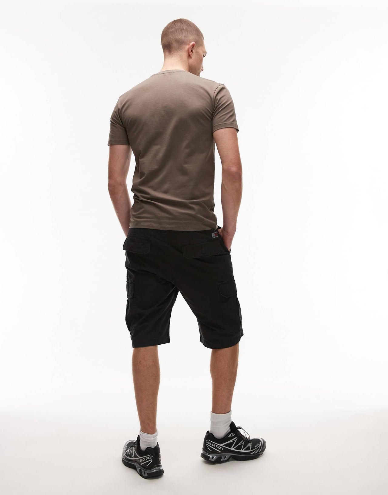 Tommy Jeans Otis cargo shorts in black