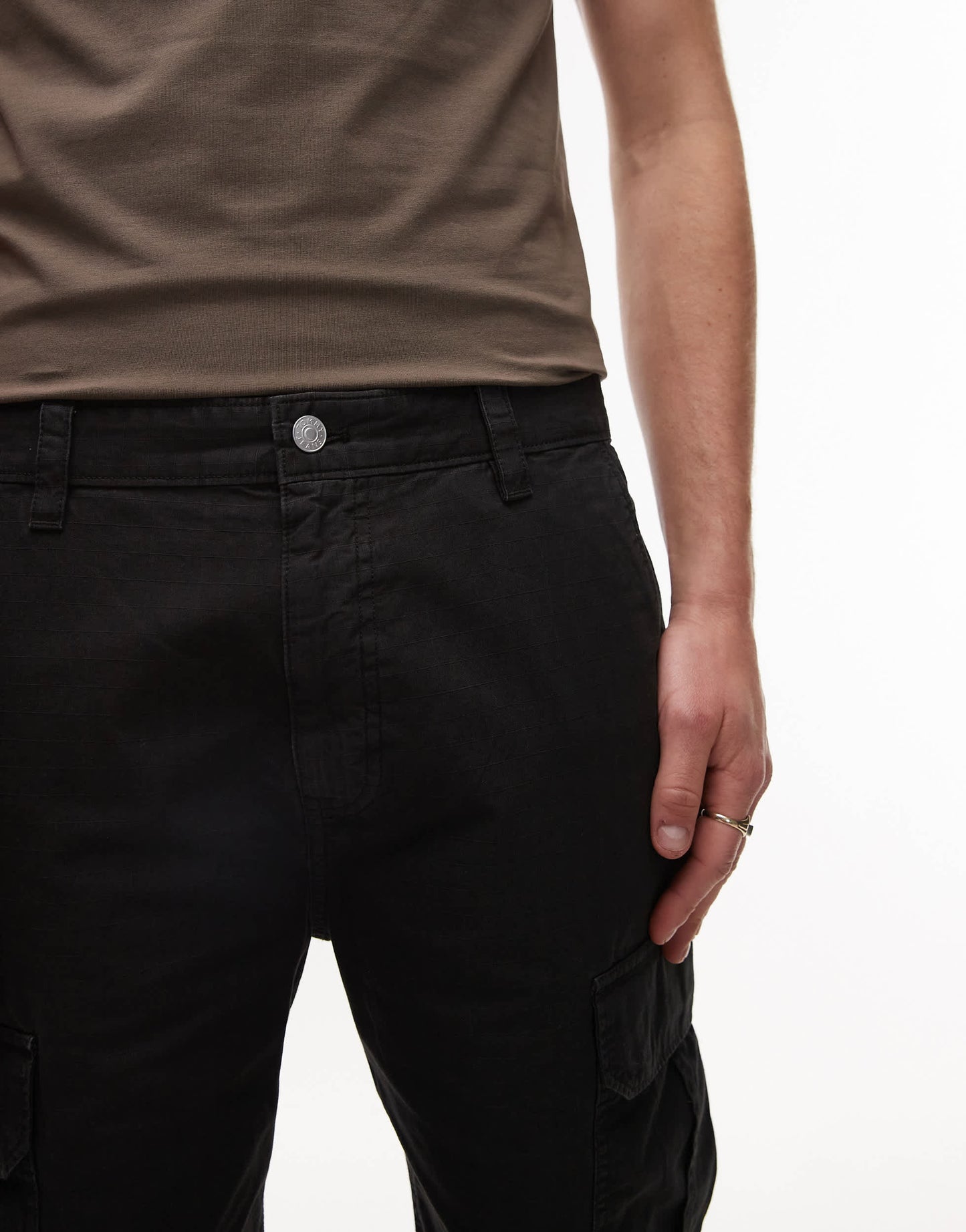 Tommy Jeans Otis cargo shorts in black