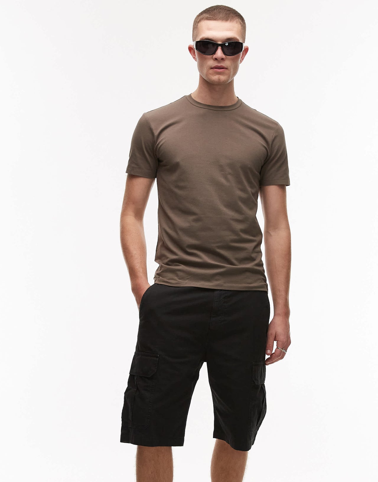 Tommy Jeans Otis cargo shorts in black
