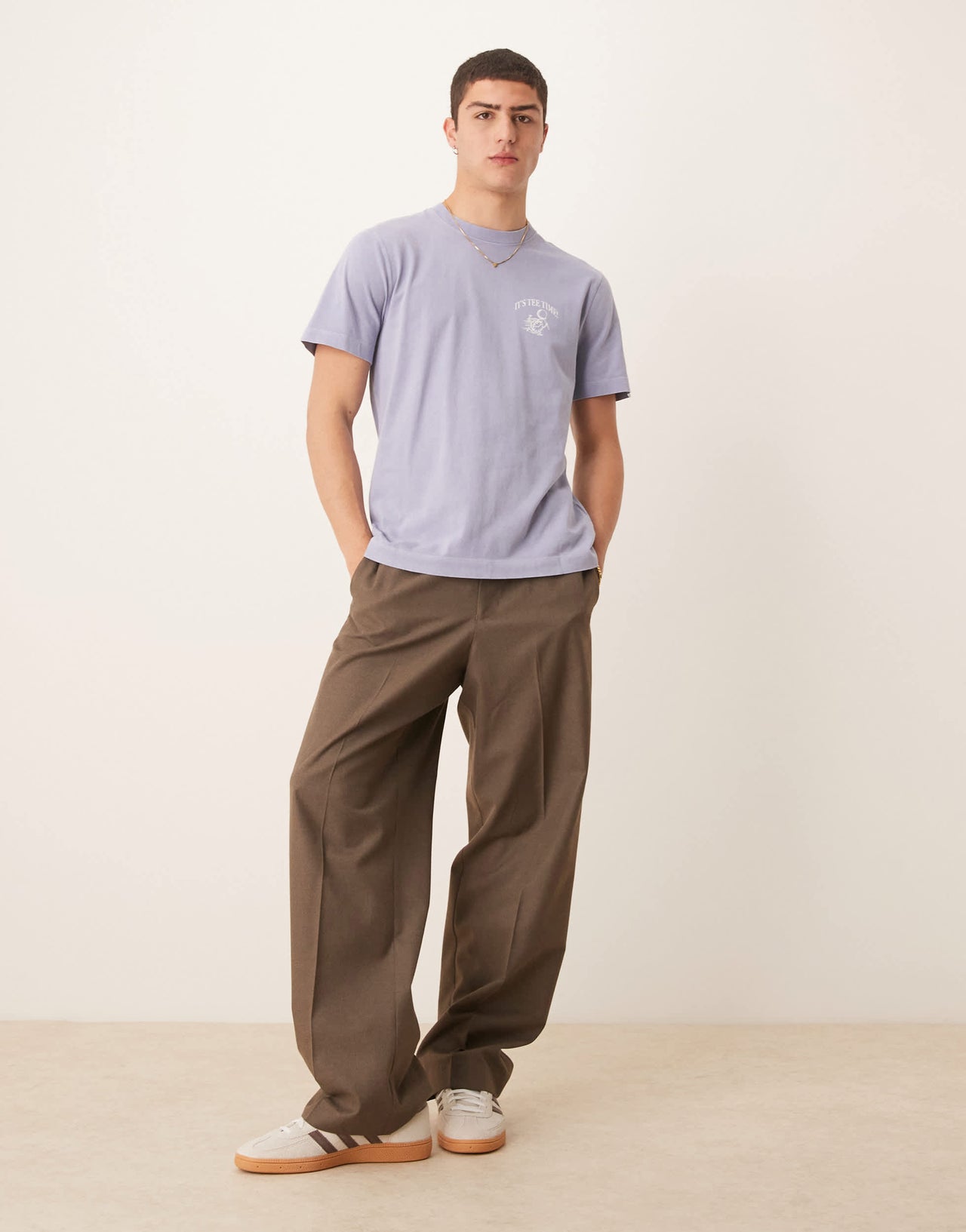 Abercrombie & Fitch motif back print classic t-shirt in blue