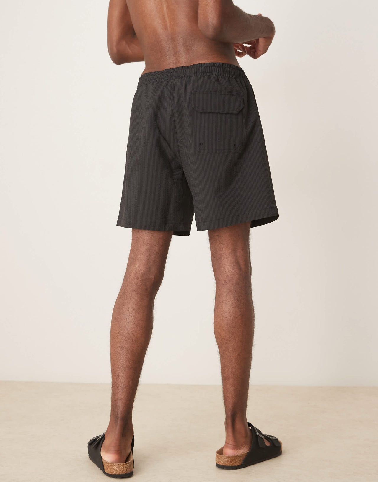 Abercrombie & Fitch swimwear 7"""" short in black