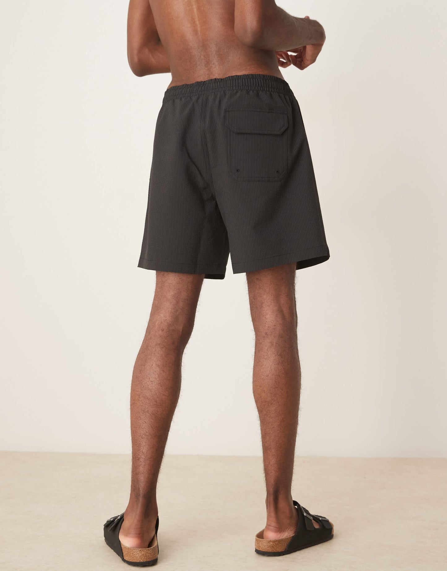 Abercrombie & Fitch swimwear 7"""" short in black