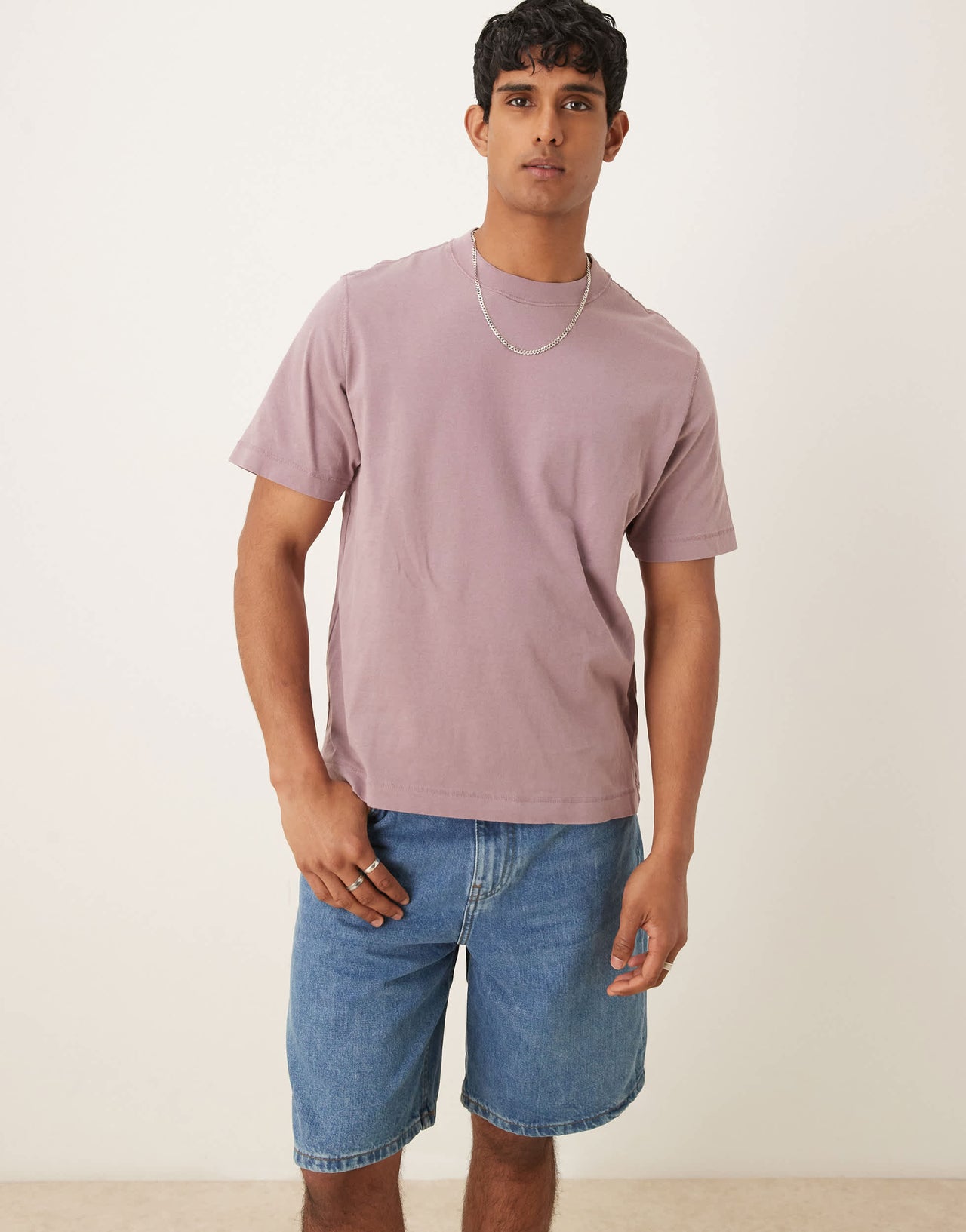 Abercrombie & Fitch vintage short sleeve t-shirt in berry