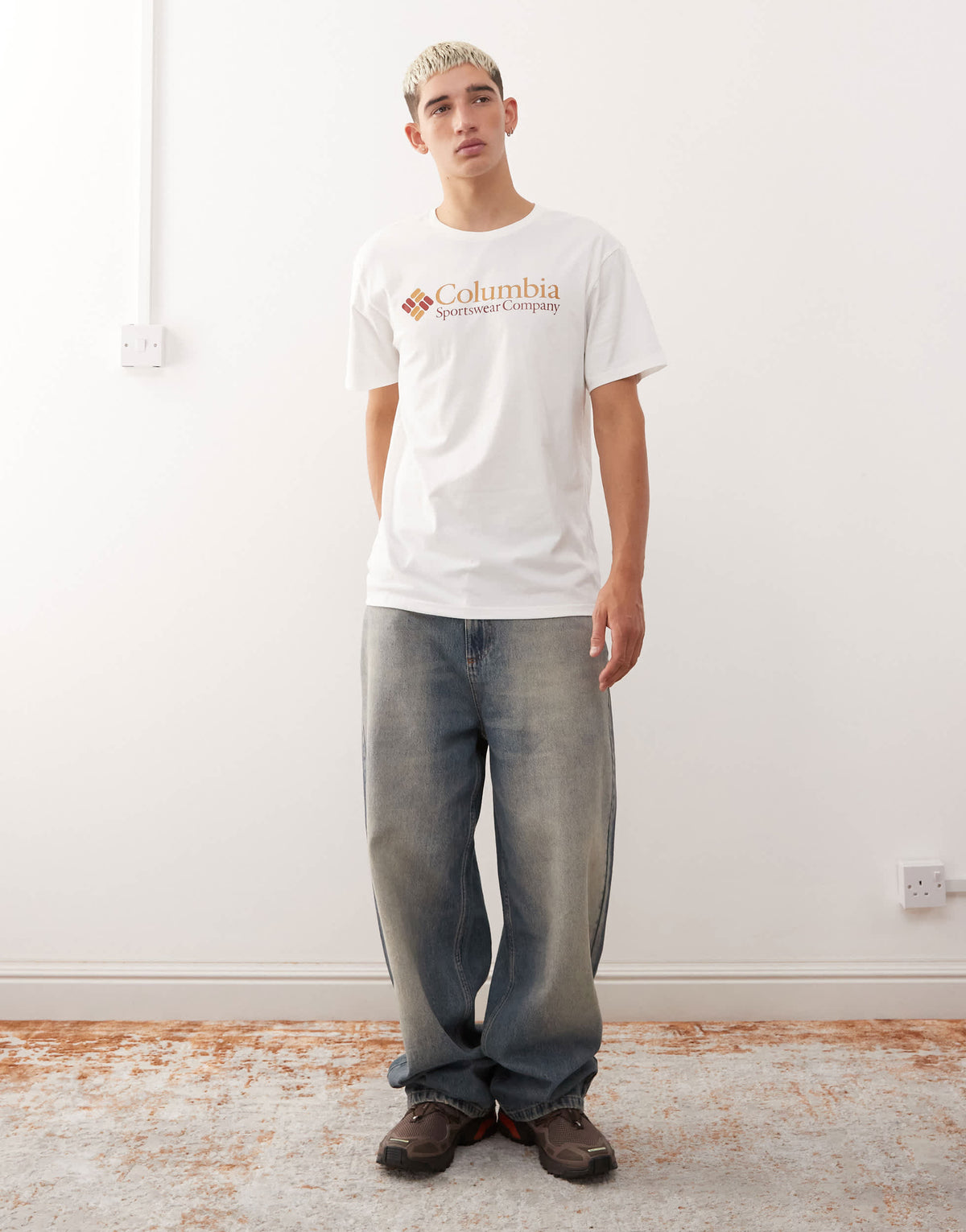 Columbia CSC Basic Logo t-shirt in white