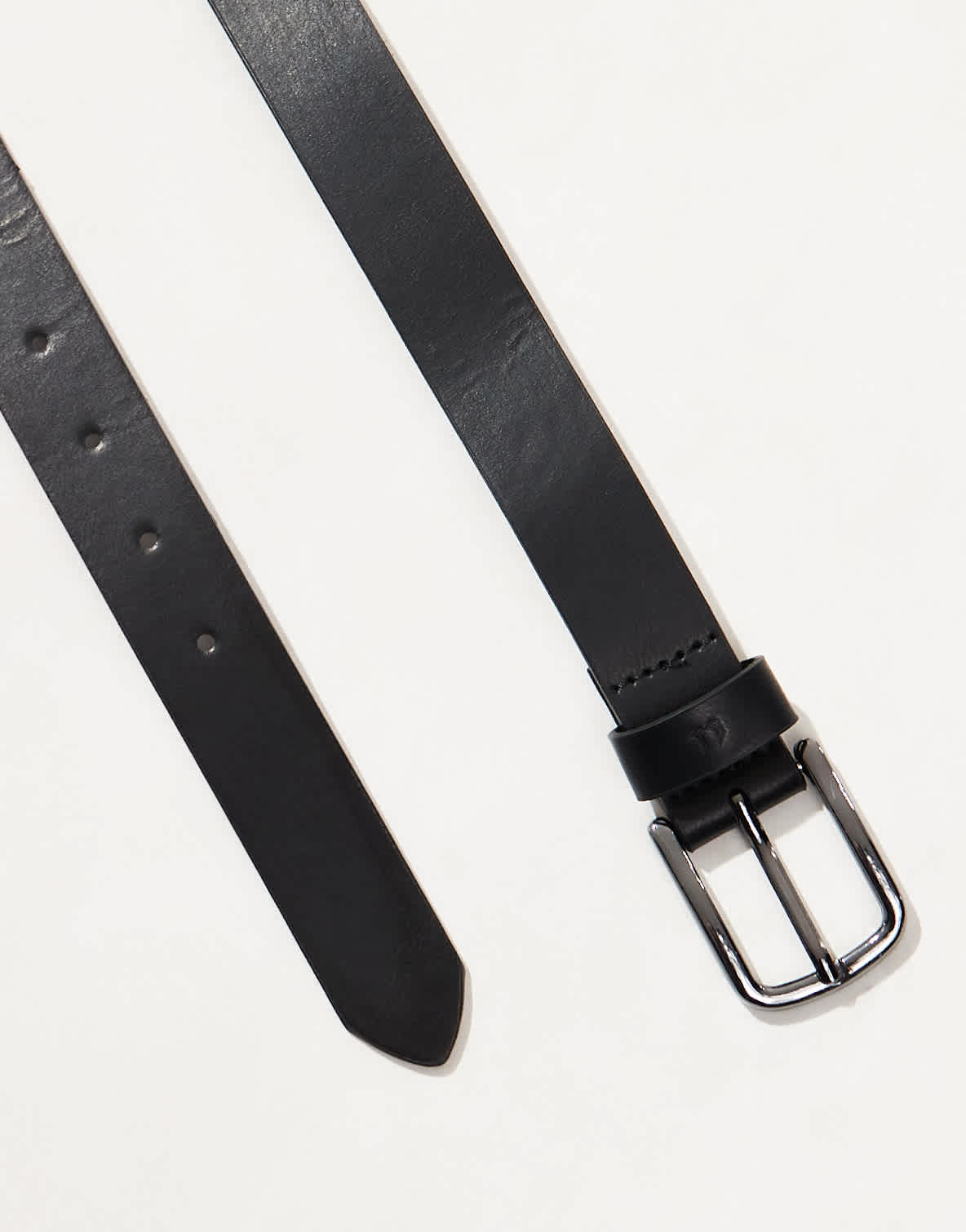 Bershka plain belt in black