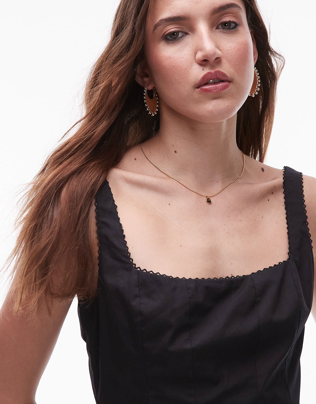 Nia kennedy corset mini dress in black