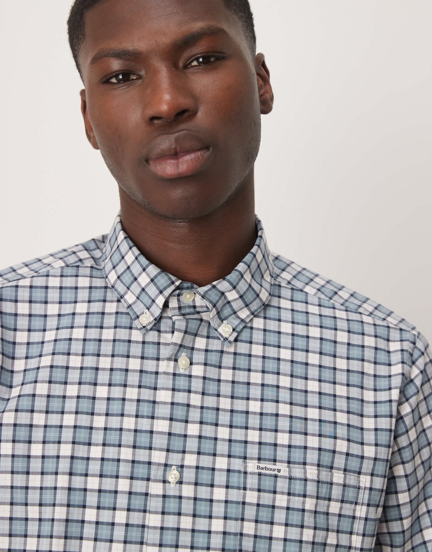 Barbour Lomond tailored shirt in northshore tartan