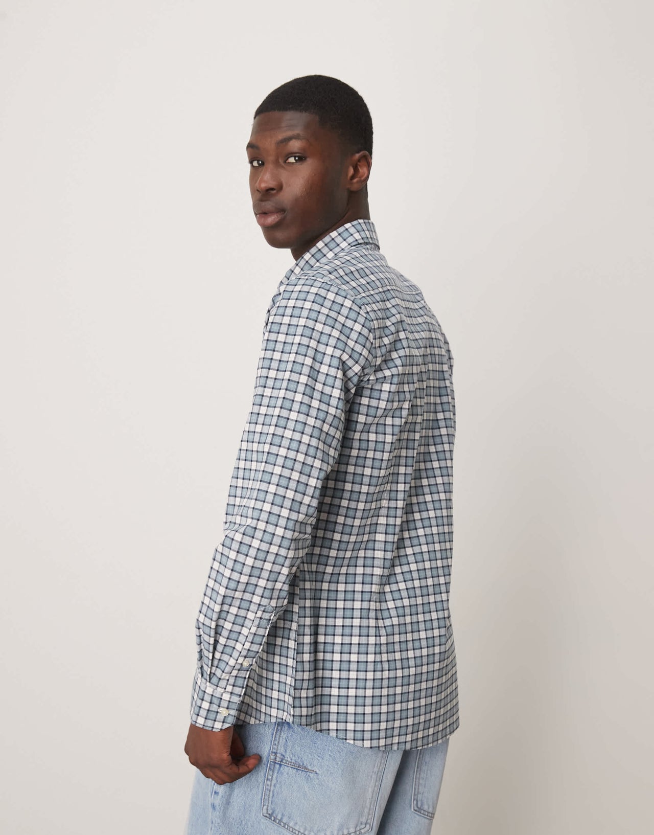 Barbour Lomond tailored shirt in northshore tartan