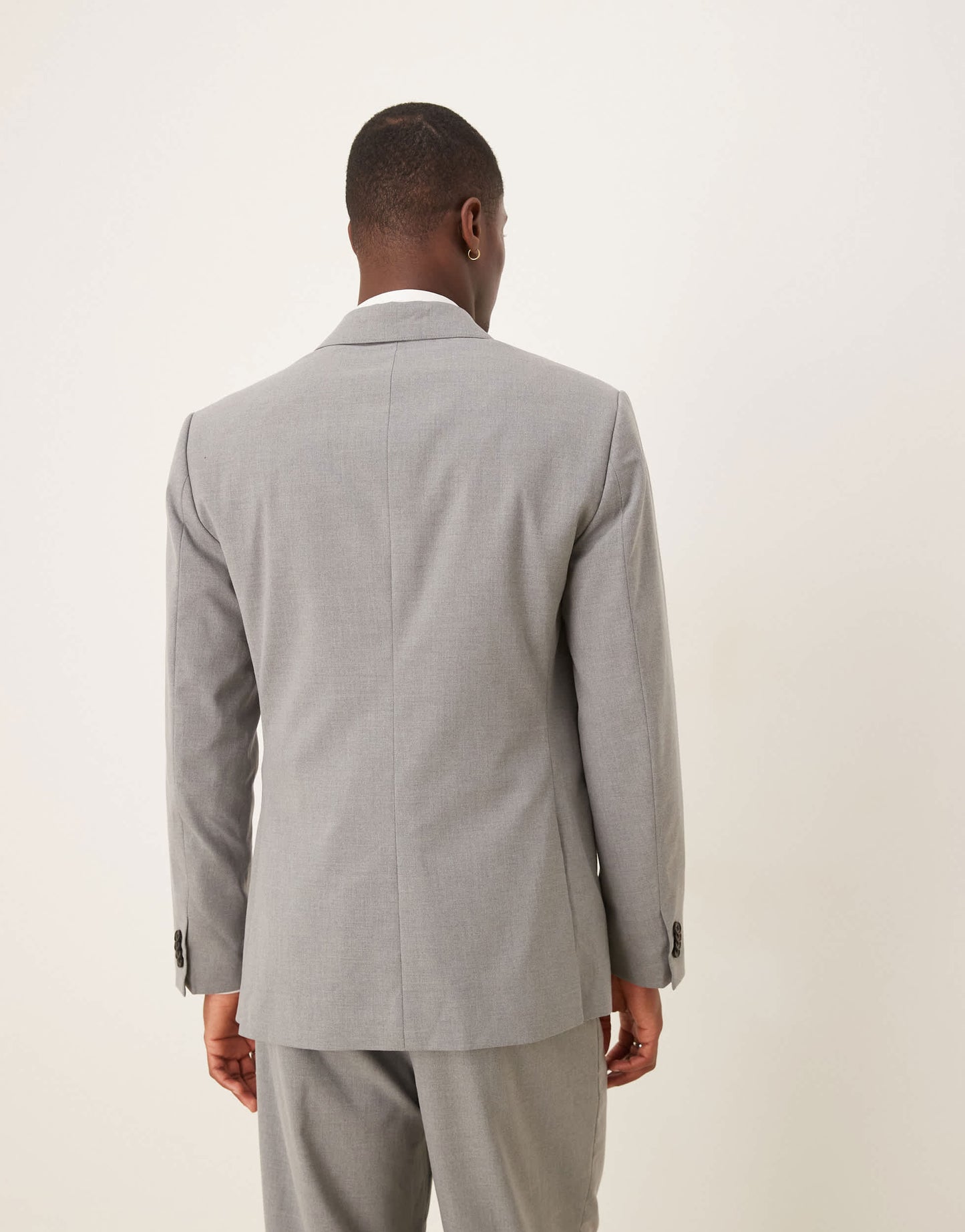 Abercrombie & Fitch classic single breasted suit blazer co-ord in grey
