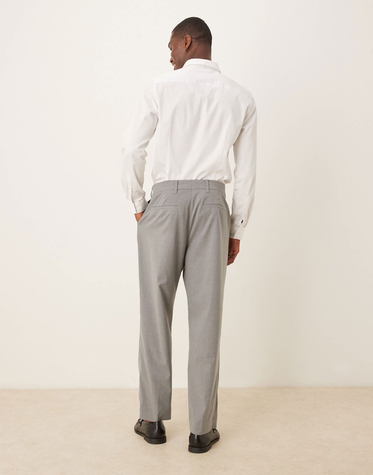 Abercrombie & Fitch classic suit trouser co-ord in grey