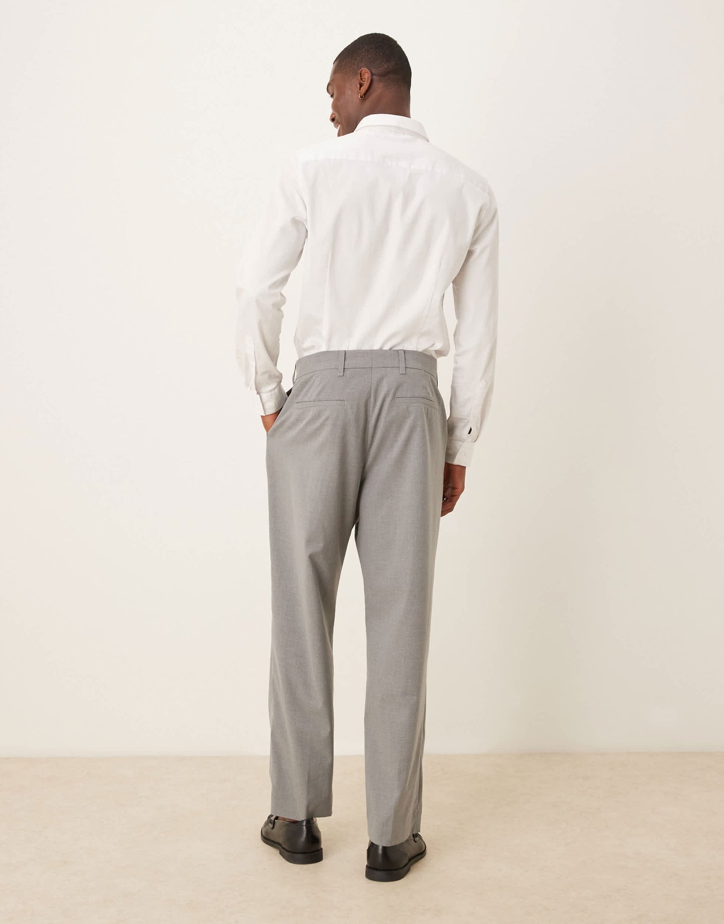 Abercrombie & Fitch classic suit trouser co-ord in grey