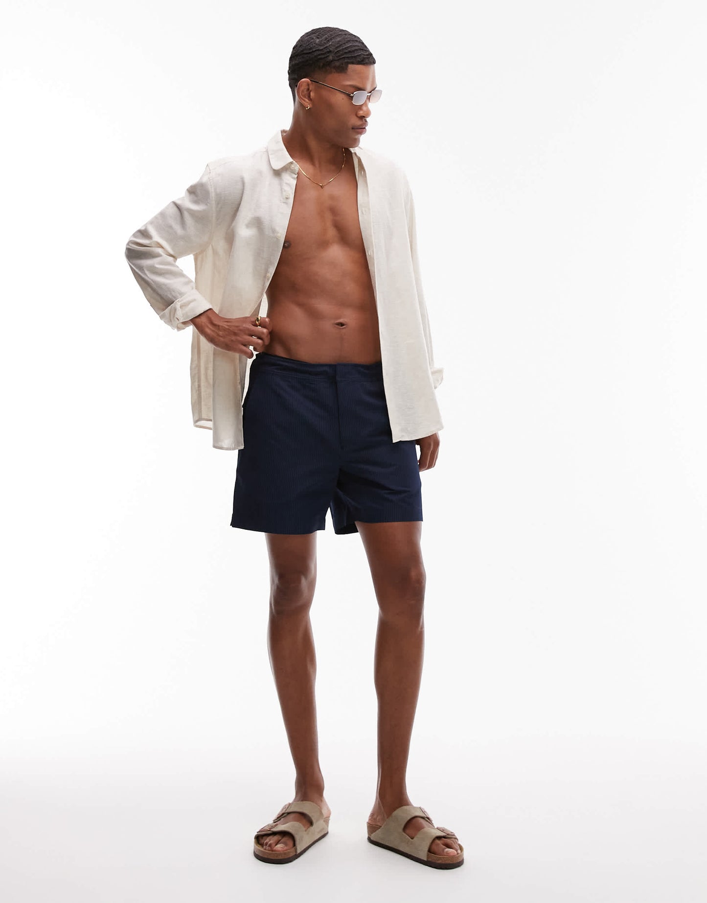 ARKET tailored swim short in navy