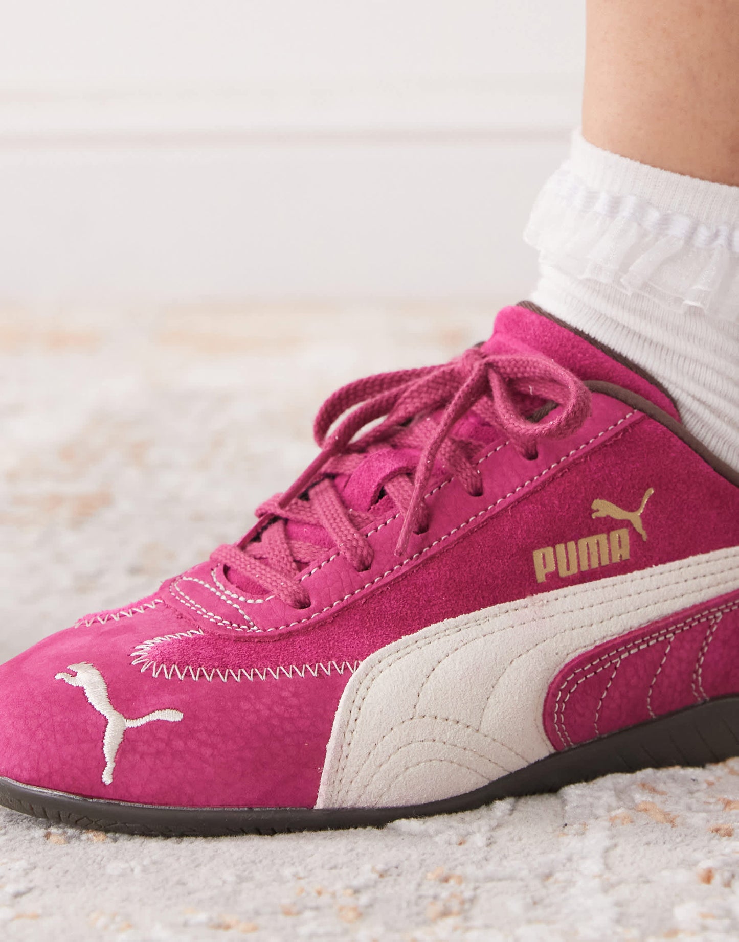 Puma Speedcat Wine Club trainers in pink