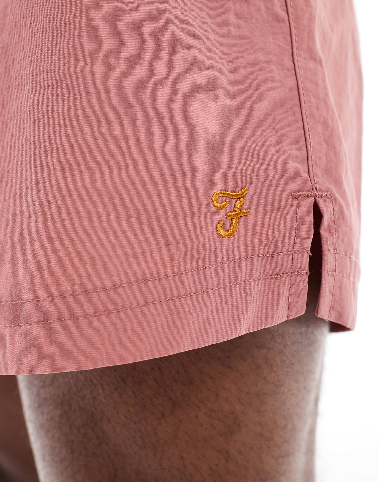 Farah colbert swim shorts in light pink