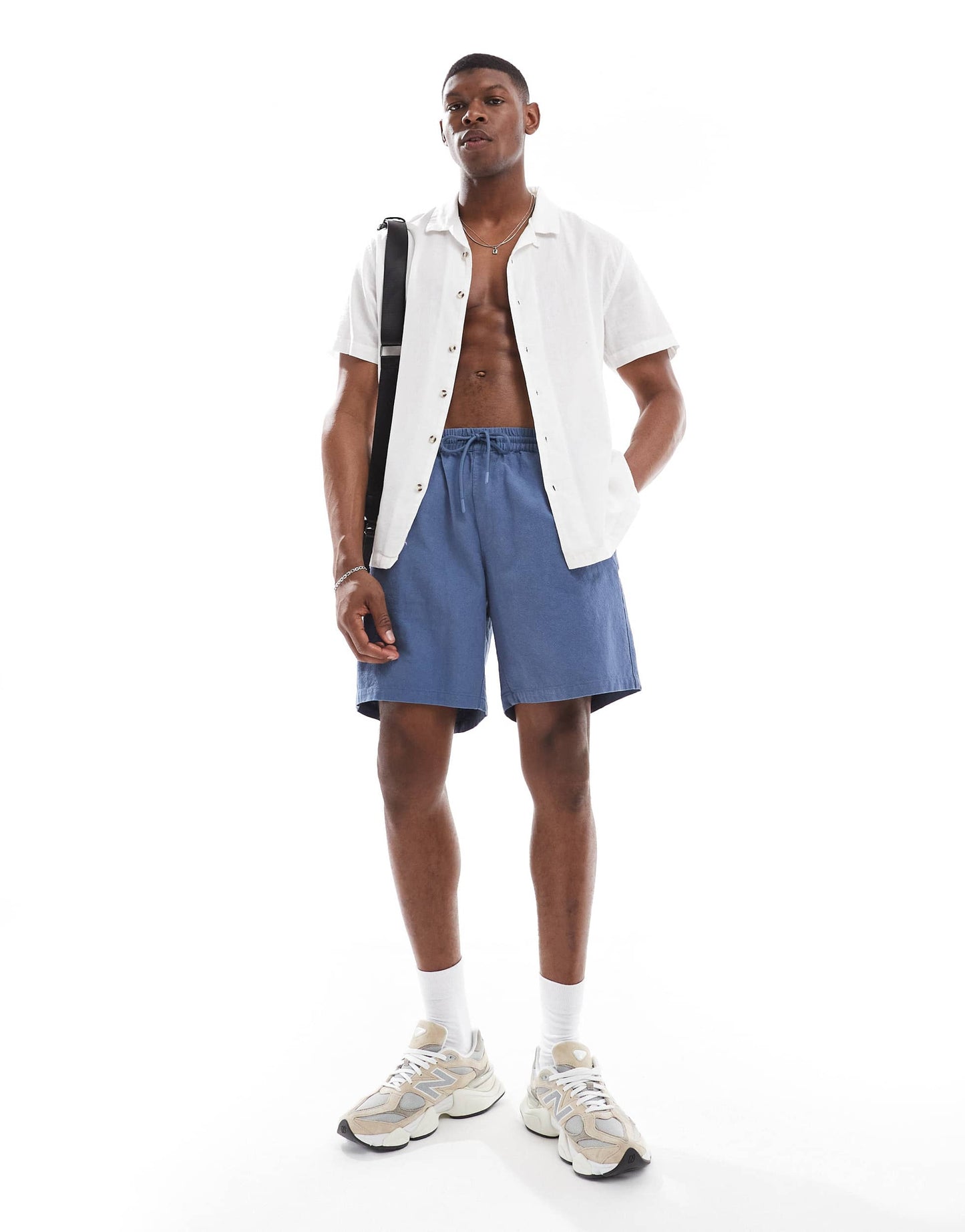 Brave Soul short sleeve cotton shirt in white