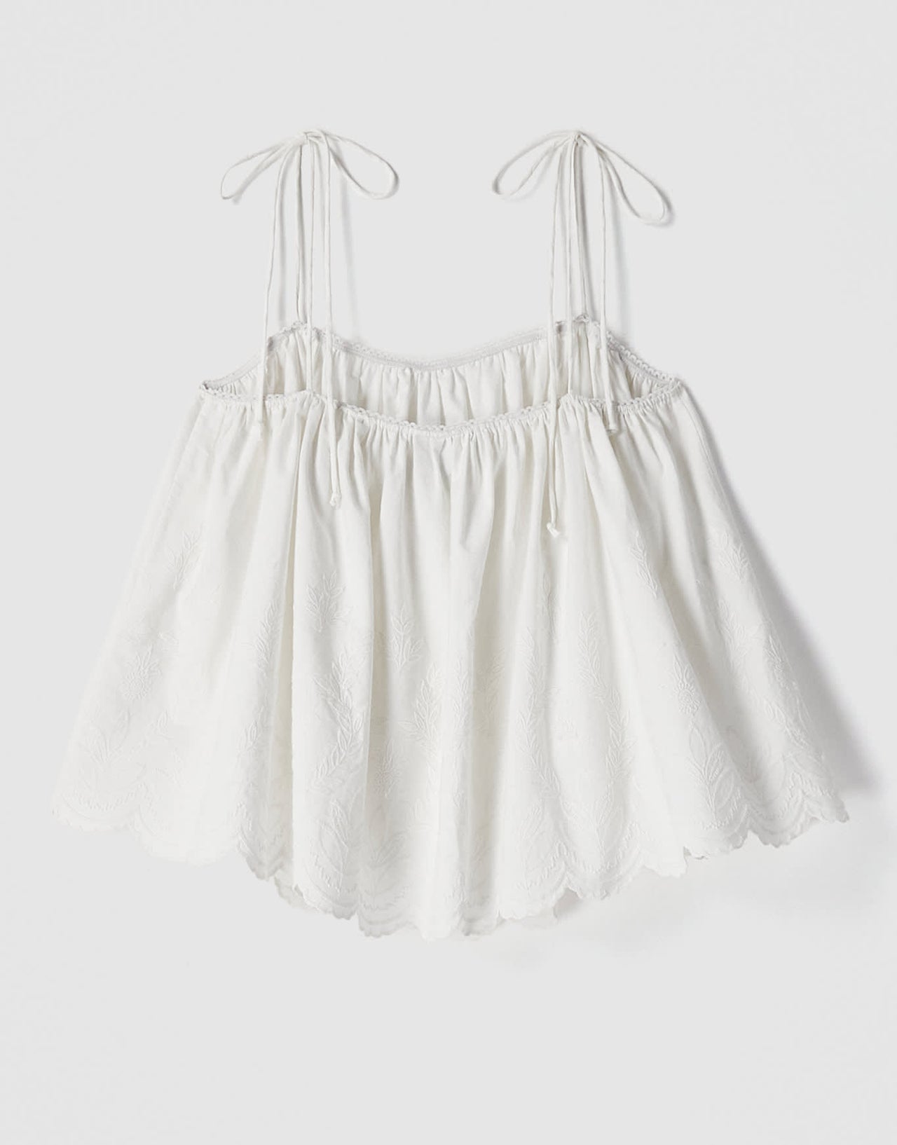 adidas Originals x ASOS broderie cami top in white