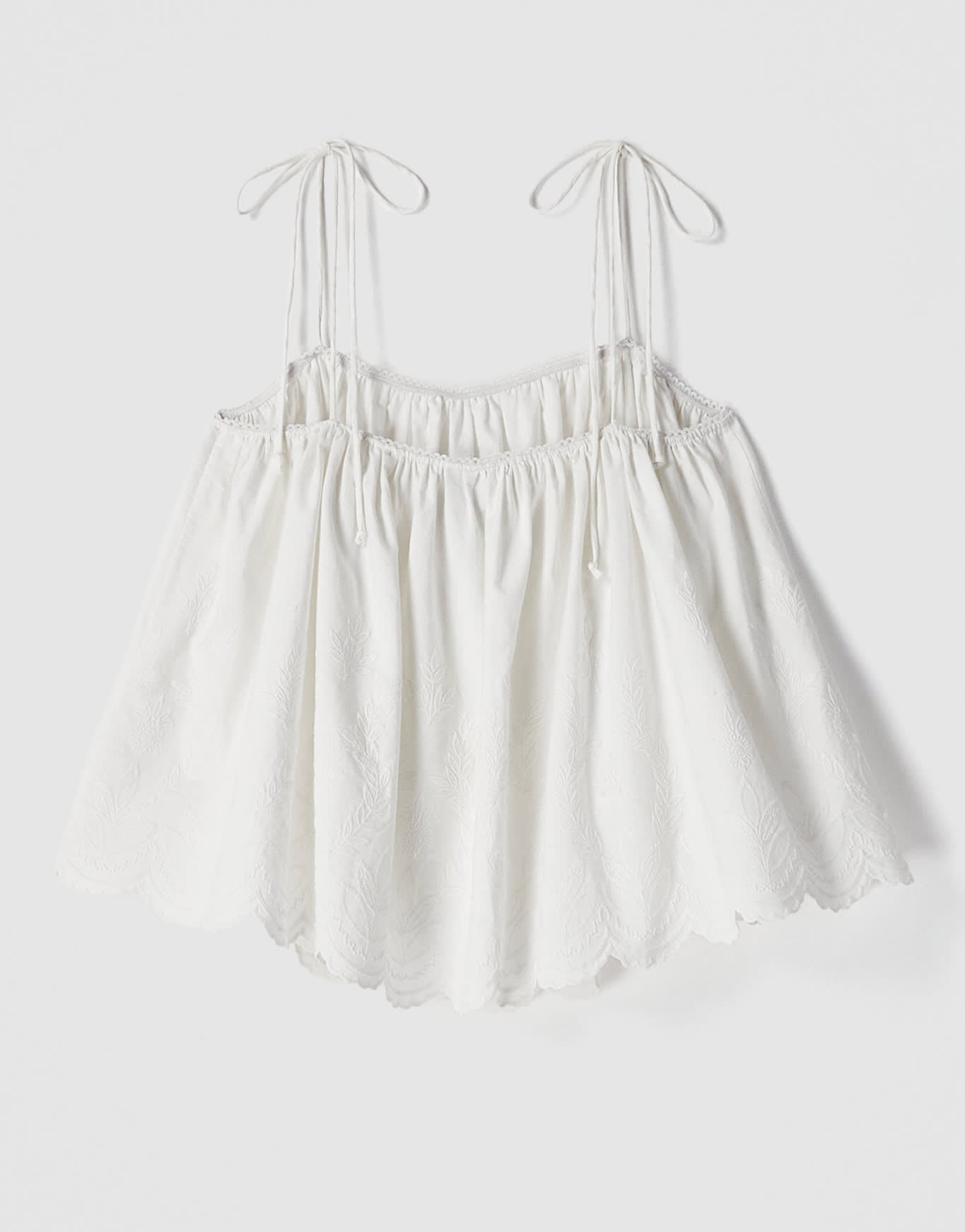 adidas Originals x ASOS broderie cami top in white