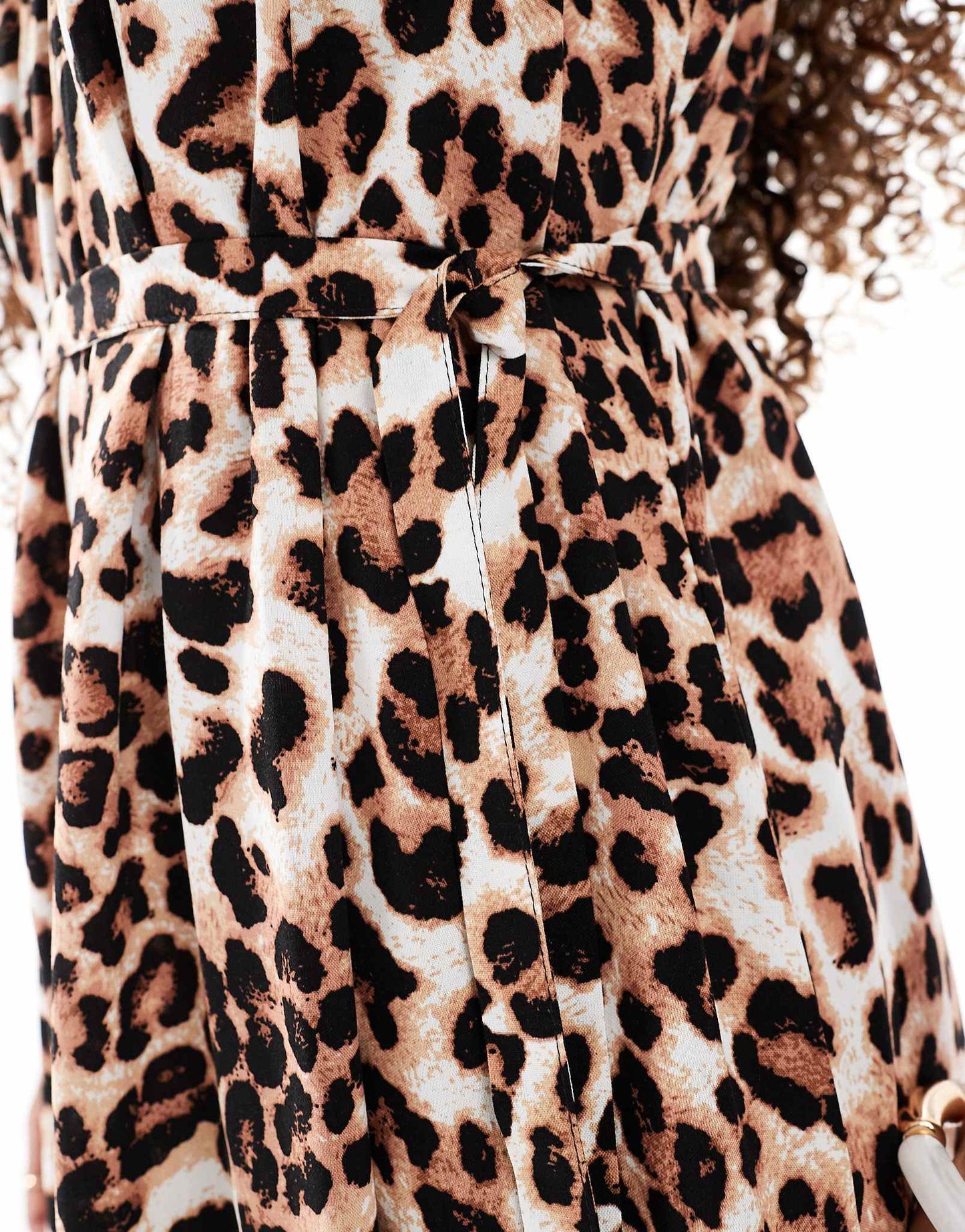 Vero Moda Easy cami ankle dress in leopard print