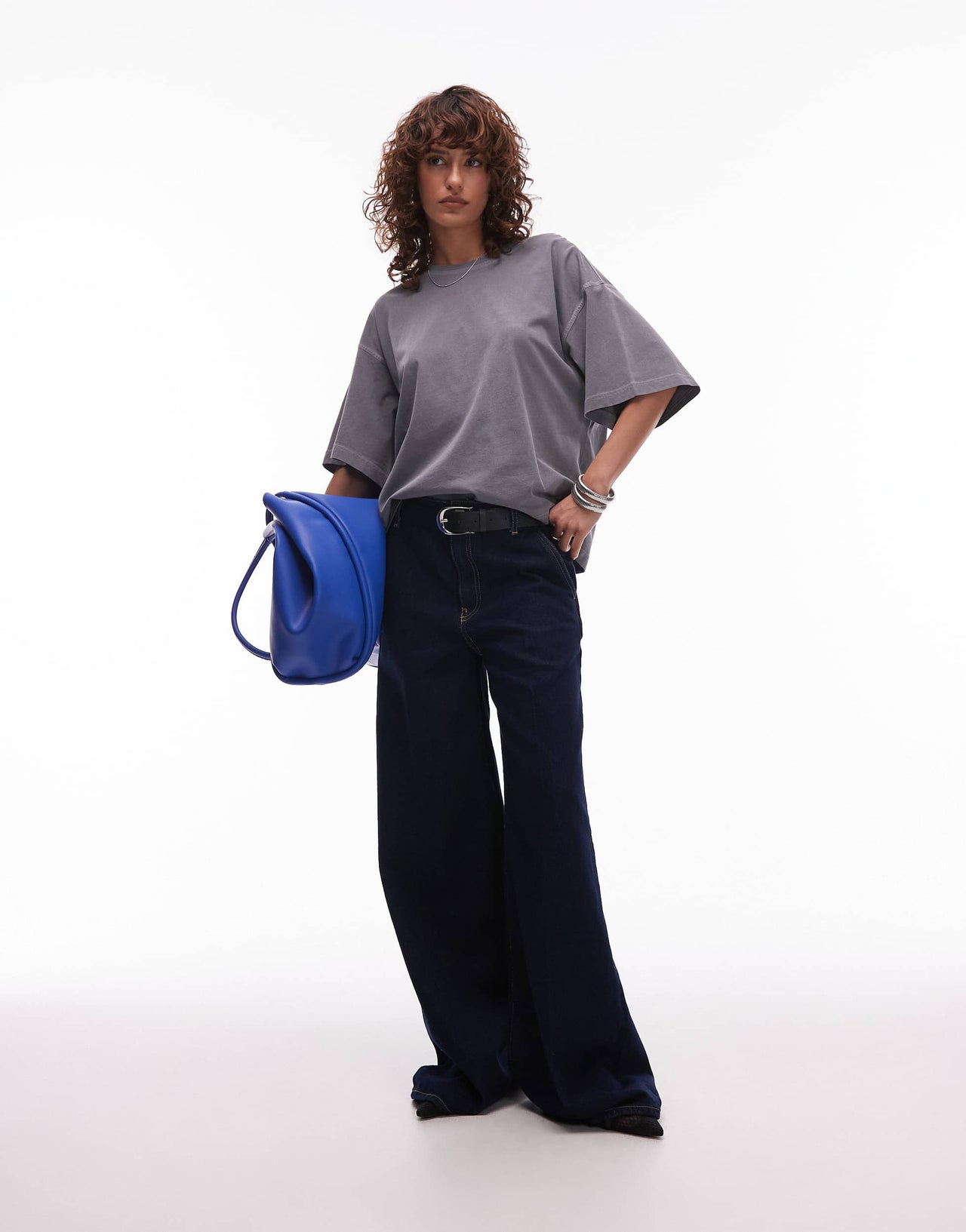 ARKET boxy t-shirt in washed grey