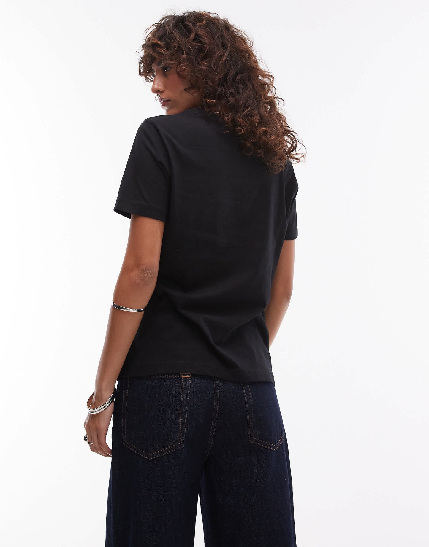 Mango premium t-shirt in black