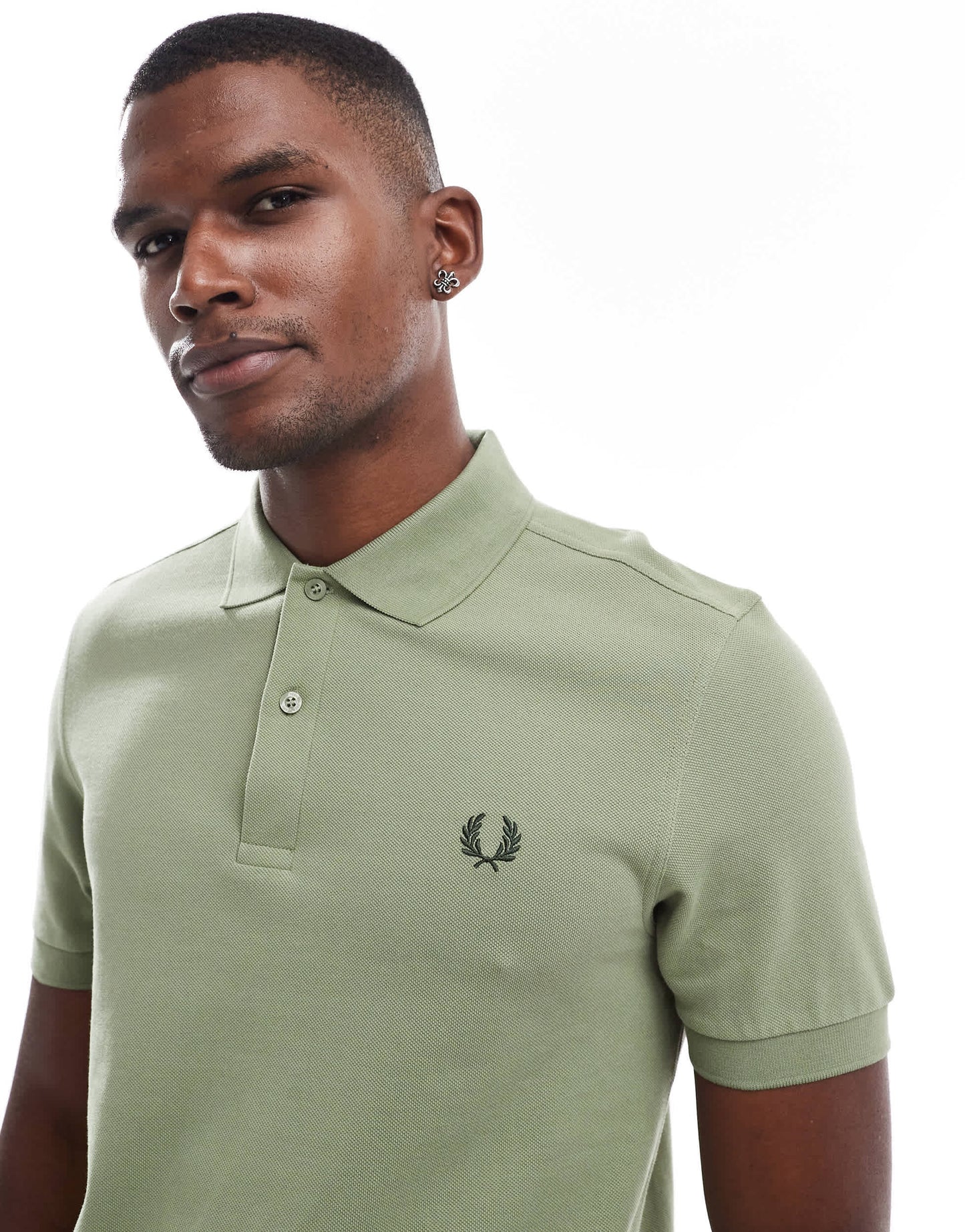 Fred Perry polo shirt in light green