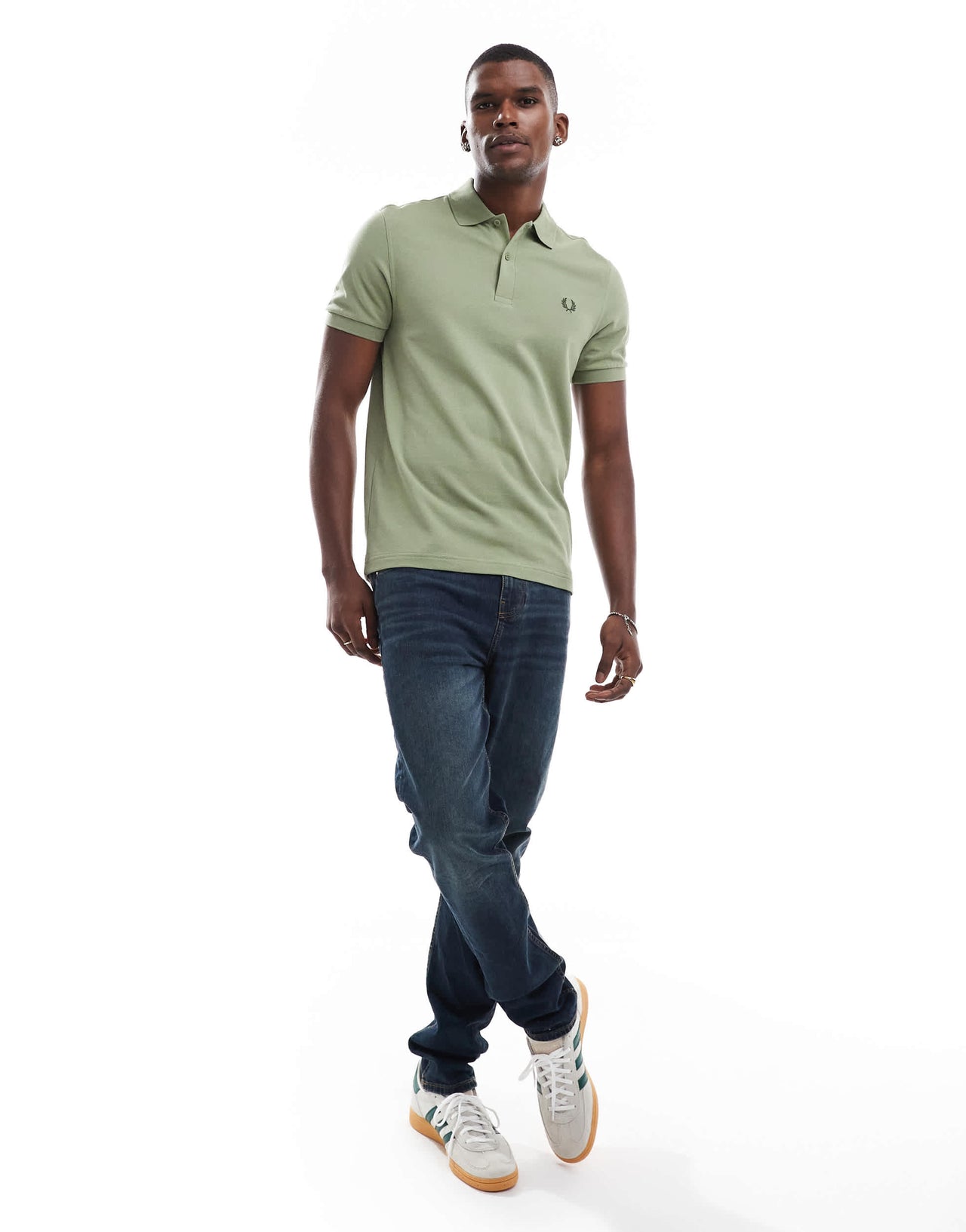 Fred Perry polo shirt in light green