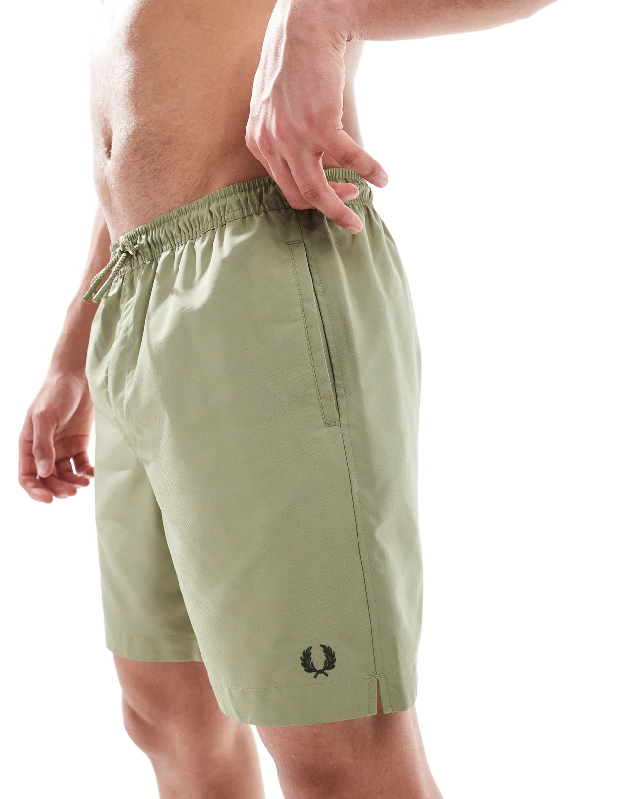Fred Perry swim short in green