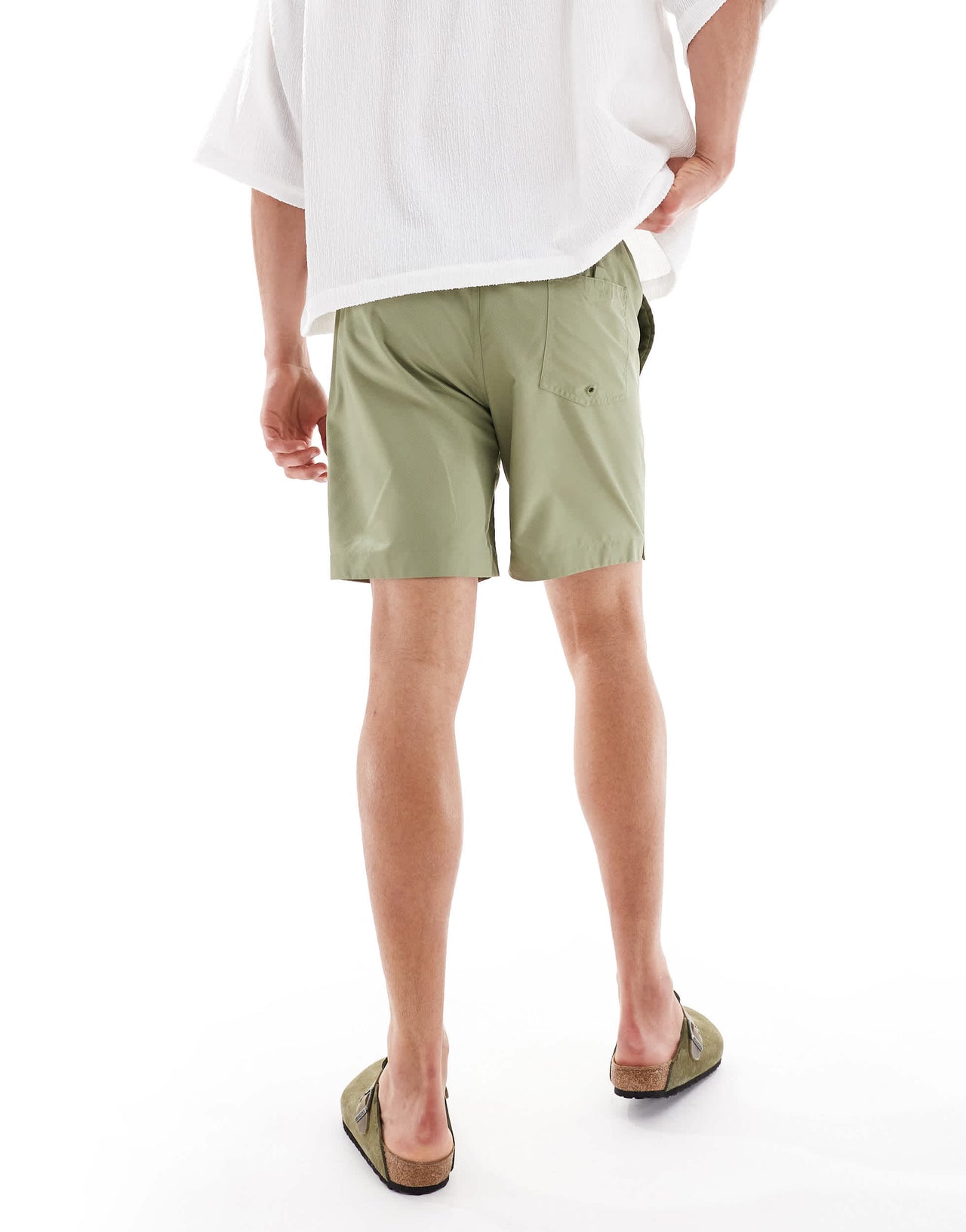 Fred Perry swim short in green
